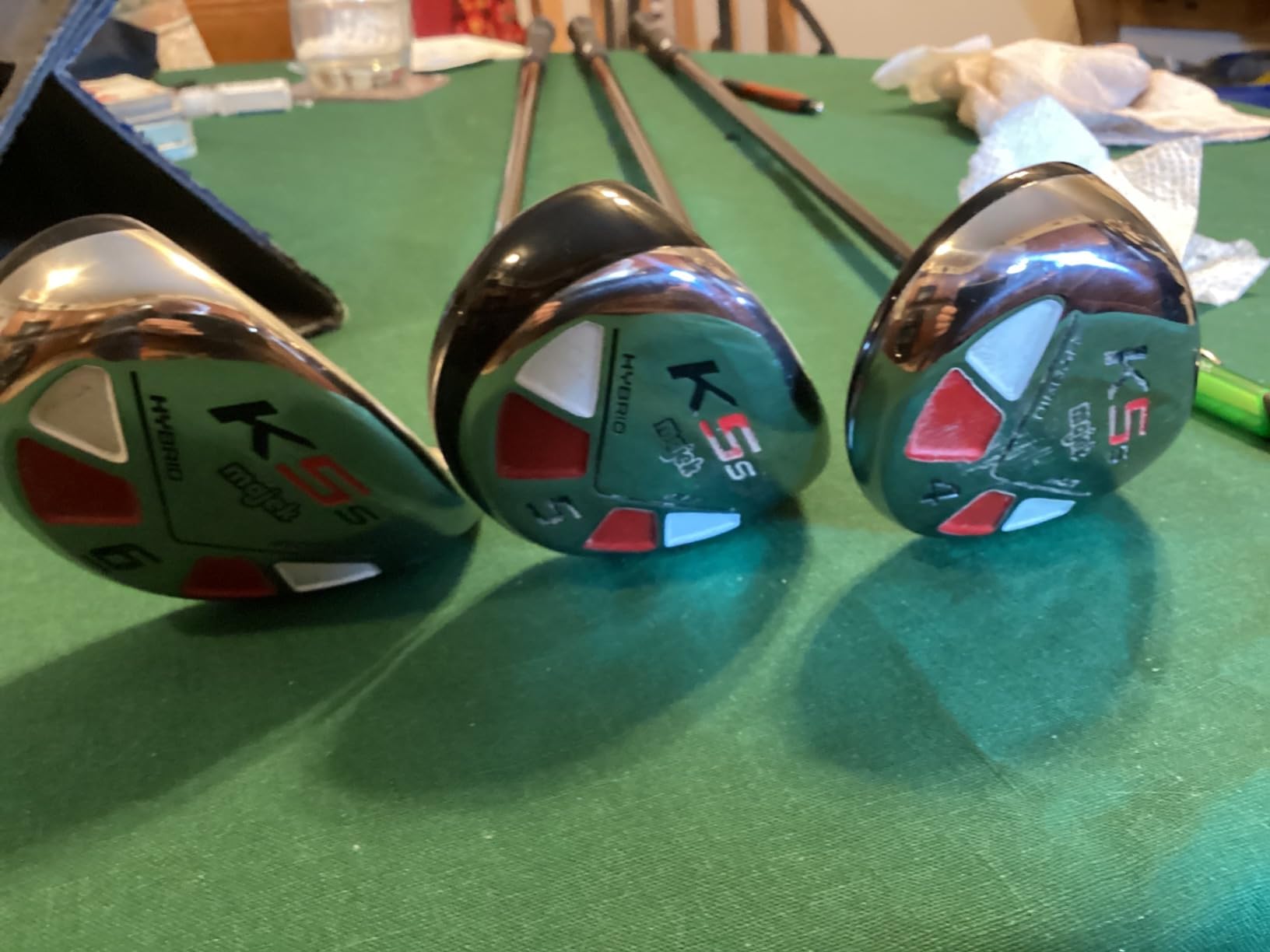 Senior Men's Majek Golf All Hybrid Complete Full Set, which Includes: #4, 5, 6, 7, 8, 9, PW +SW Senior Flex Right Handed New Utility