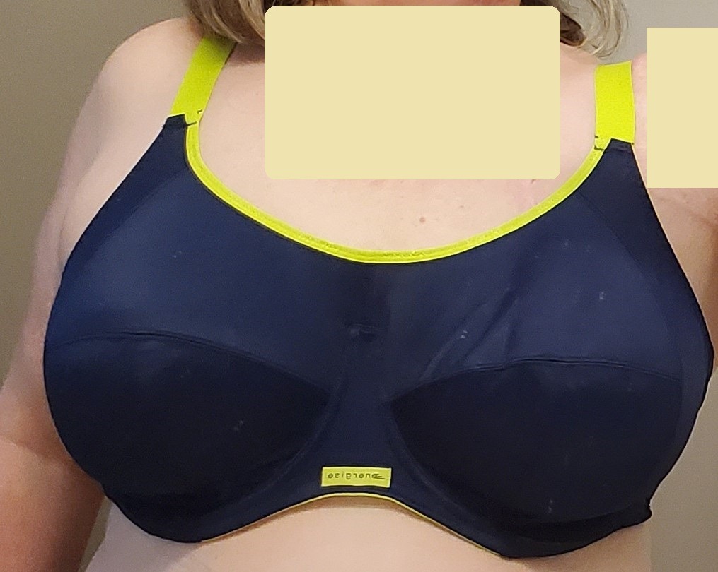 Elomi Womens Energise Sports Bra: High Impact Support. Non-Compression Design, Racerback Option. UK Sizes D-k, Us Sizes D-o customer photo 1