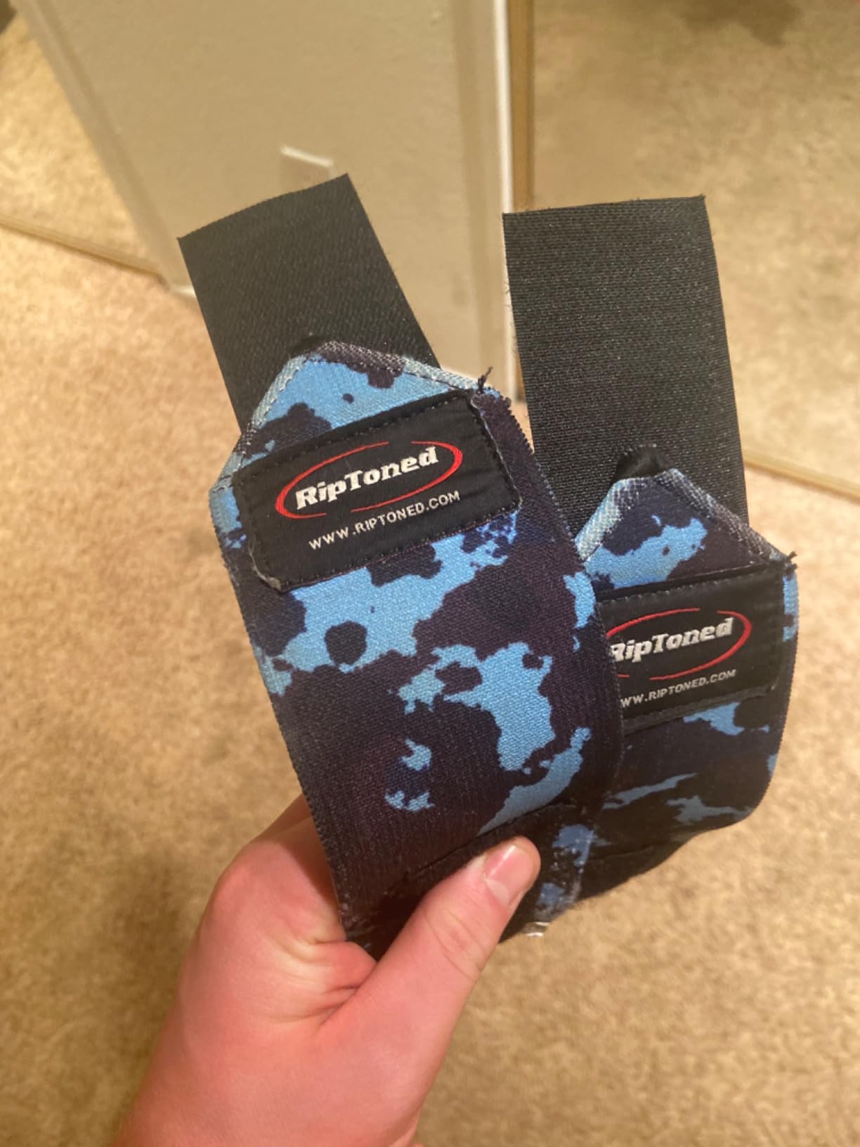 Rip Toned Wrist Wraps for Weightlifting - USPA & USAPL Approved 18