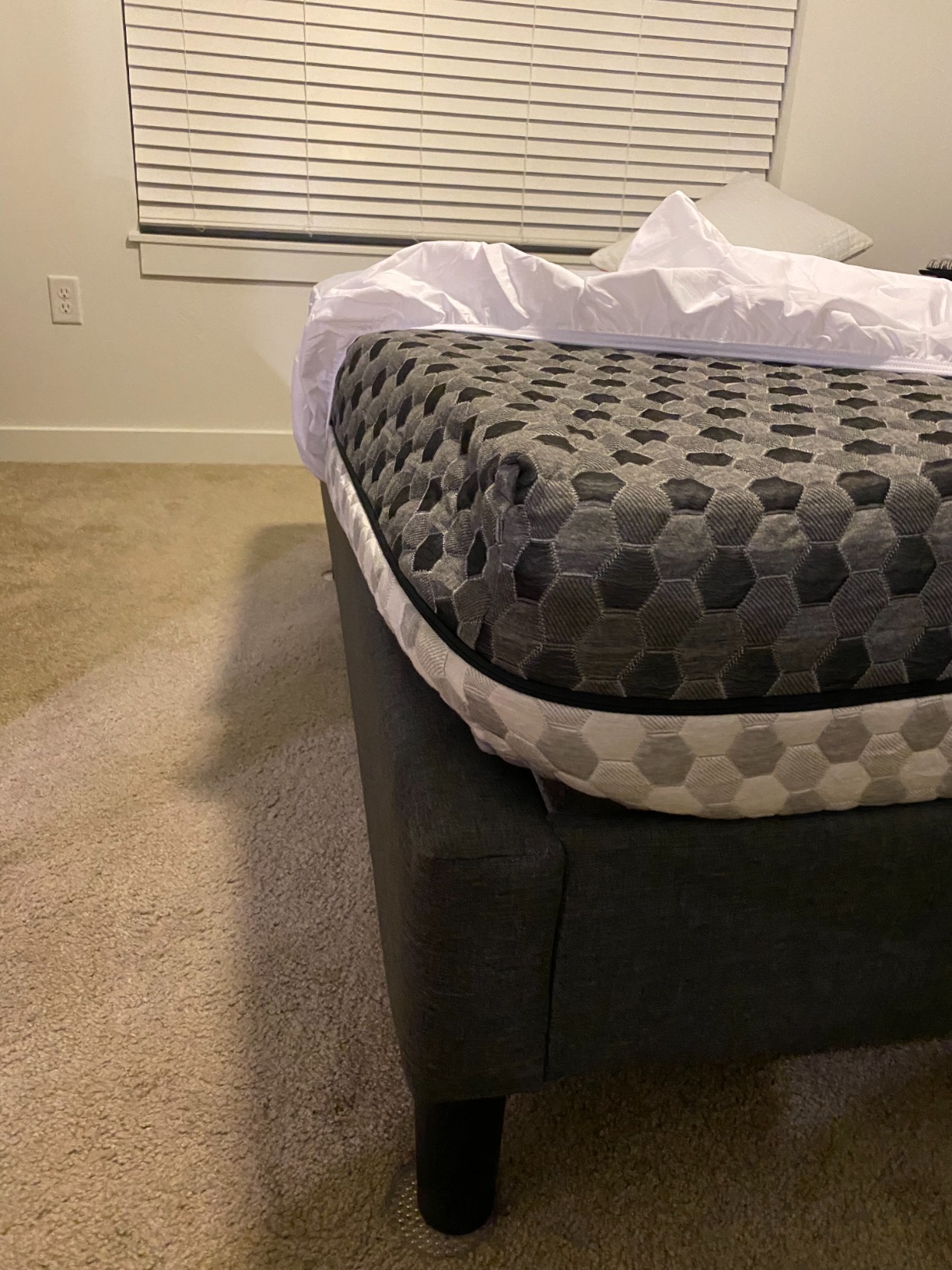 Layla 10 Inch Copper Infused Memory Foam Mattress, Cooler and More Comfortable Sleeping, Flippable One Side Soft - Other Side Medium Firm, 2 Free Memory Foam Pillows (Full) 120 Night Trial Period customer photo 1