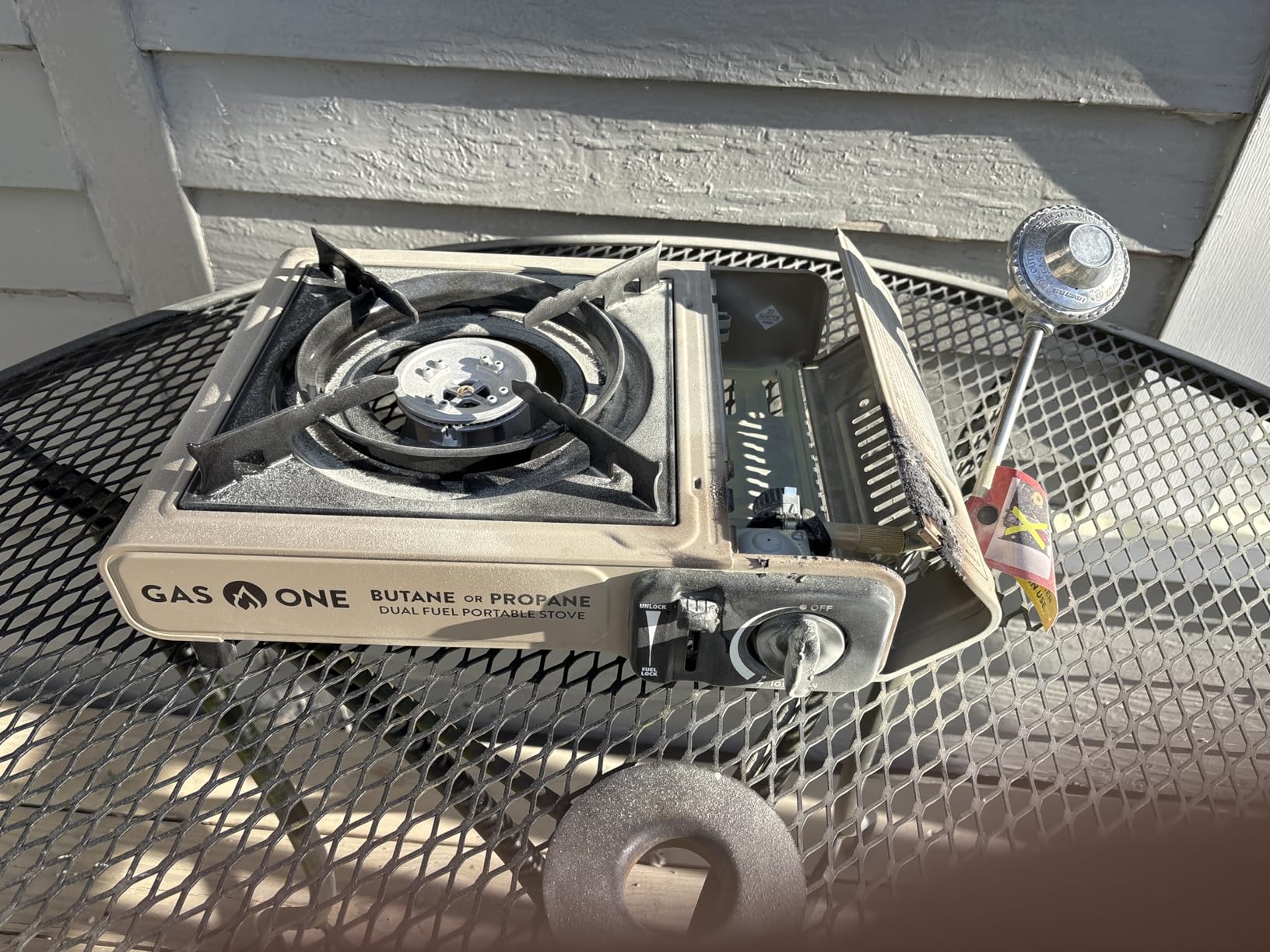 Gas One GS-3400P Propane or Butane Stove Dual Fuel Stove Portable Camping Stove with Carrying Case customer photo 1