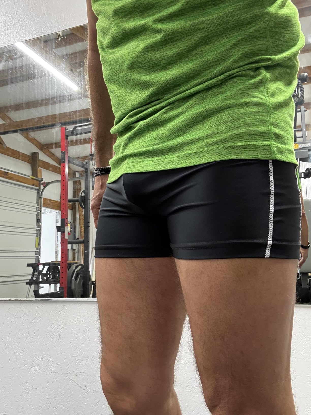 Mens Bodybuilding Shorts Tights Polyester and Spandex customer photo 2