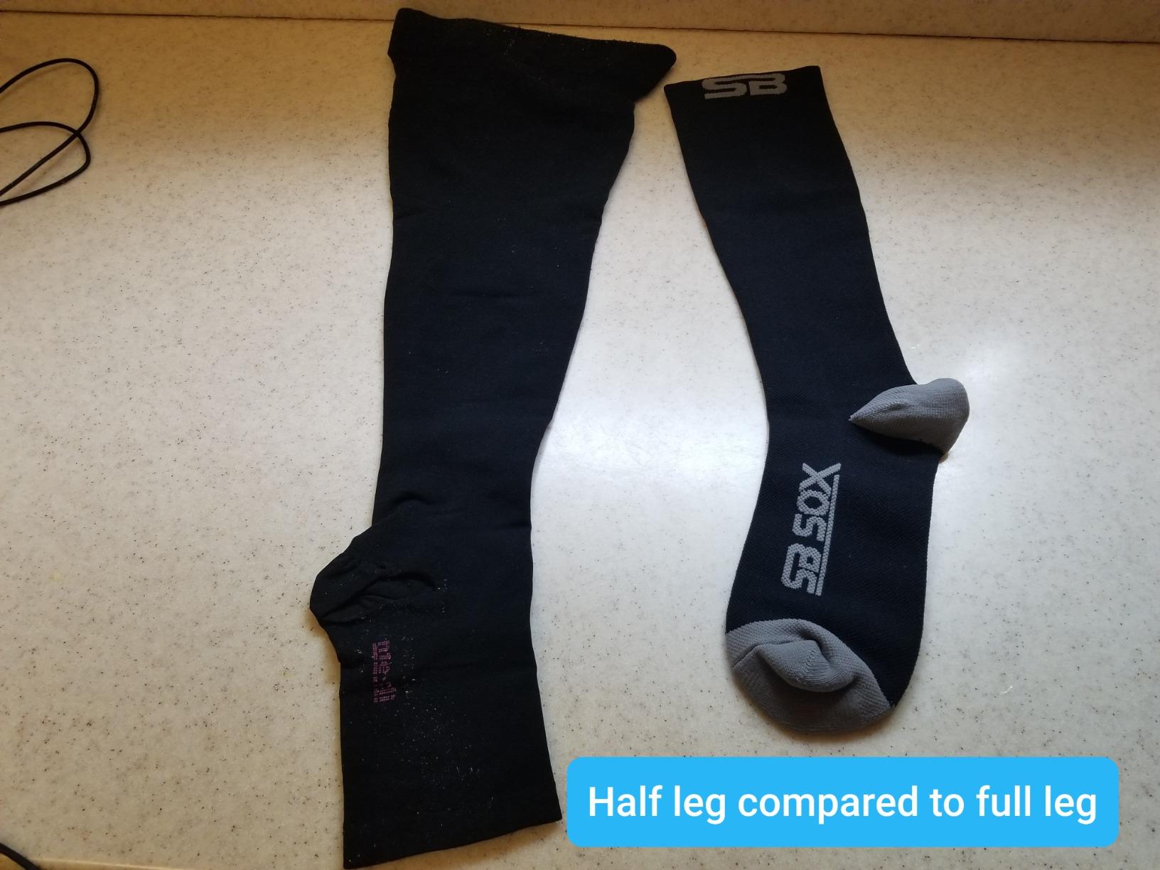 SB SOX Compression Socks for Men & Women (20-30mmHg) - Best Compression Socks for Flying, Medical, Sports, Wide Calf Fit, and Daily Wear customer photo 2