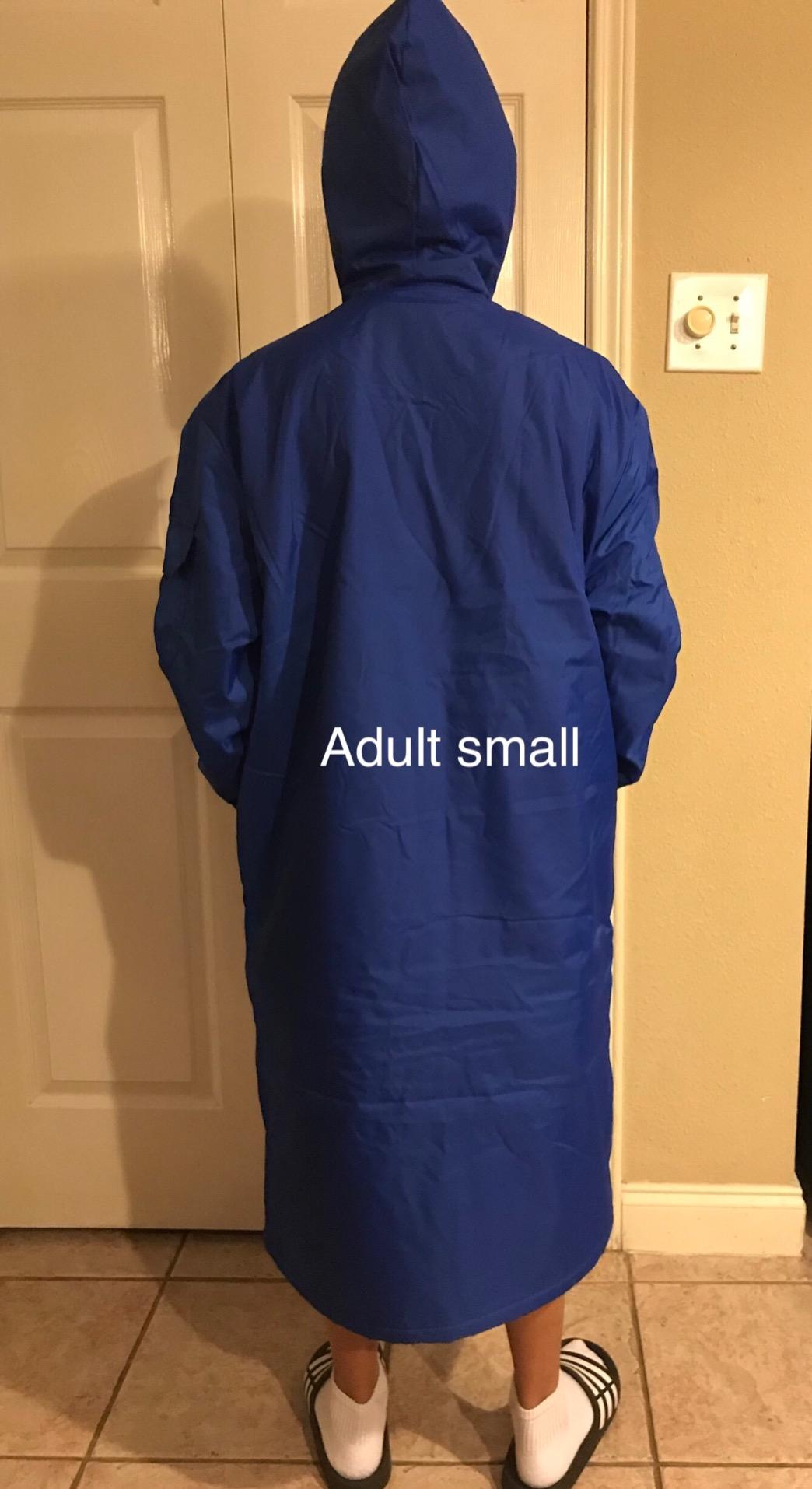 Adoretex Unisex Water Resistant Swim Parka for Adults and Kids Red Lining (PK005) customer photo 1