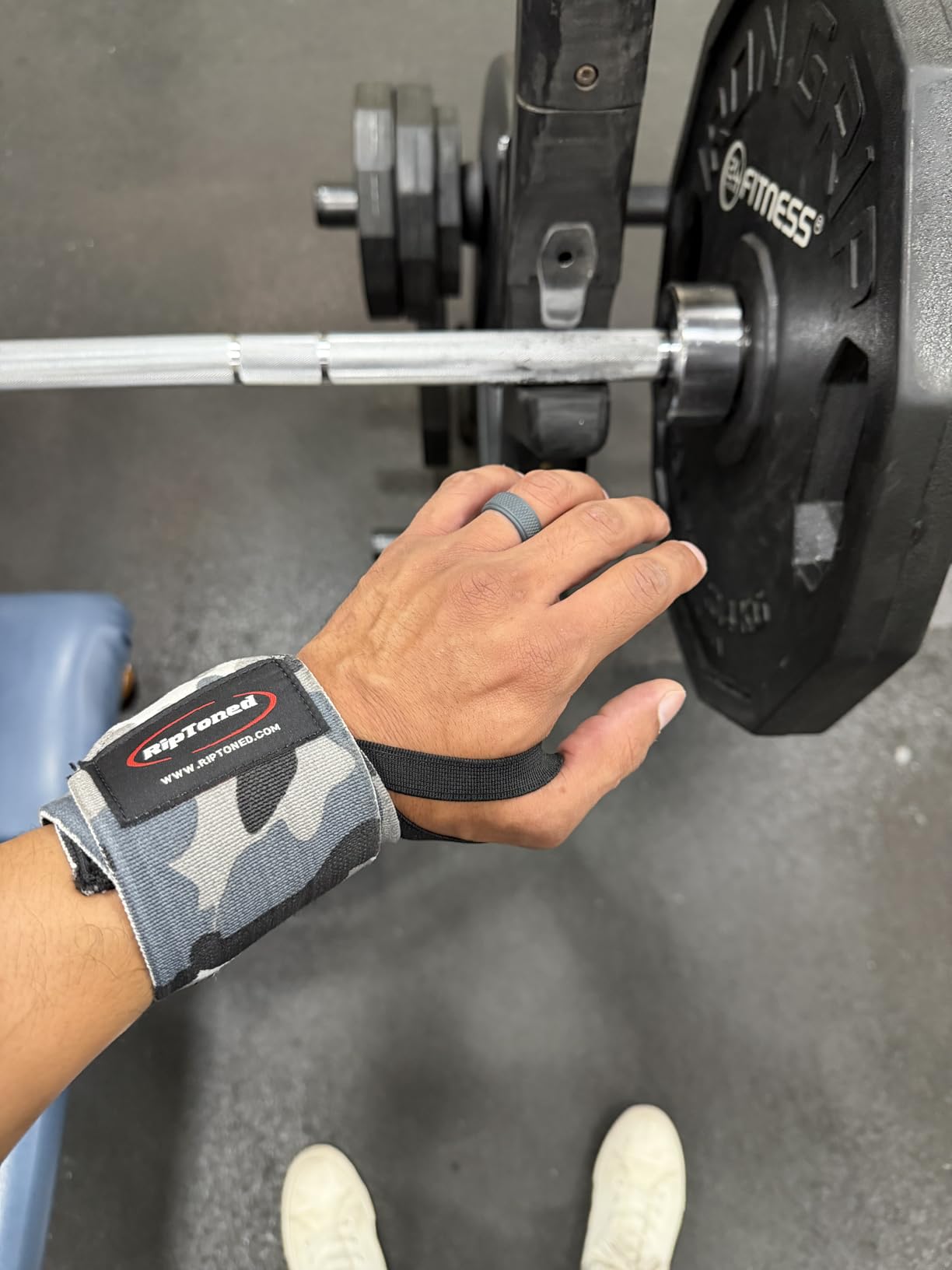 Rip Toned Wrist Wraps for Weightlifting - USPA & USAPL Approved 18