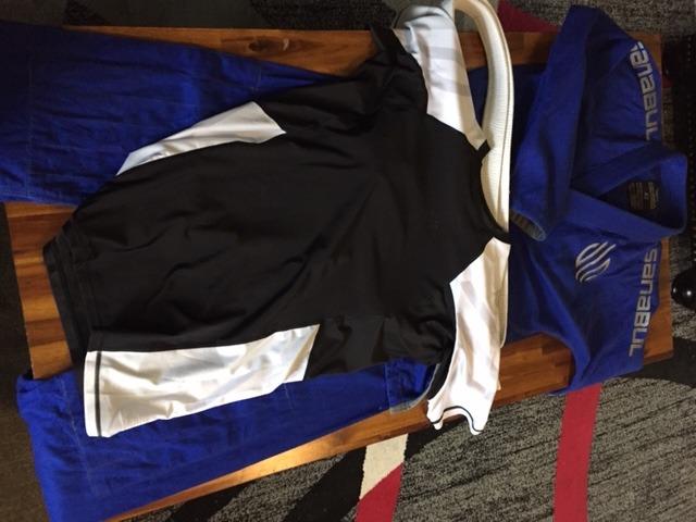 Essential Short Sleeve Rash Guard MMA BJJ Wrestling Grappling Jiu Jitsu customer photo 2