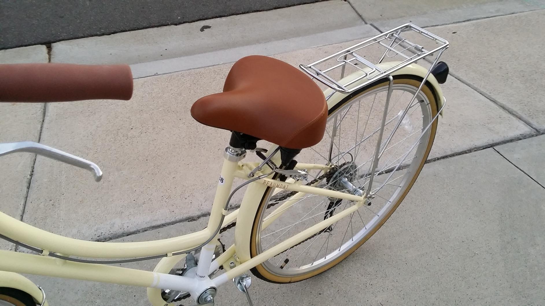 Bikeroo Wide Cruiser Saddle - Comfort Seat Fits Indoor & Outdoor Bicycles - Steel Spring & Elastomer Suspension - Memory Foam customer photo 2