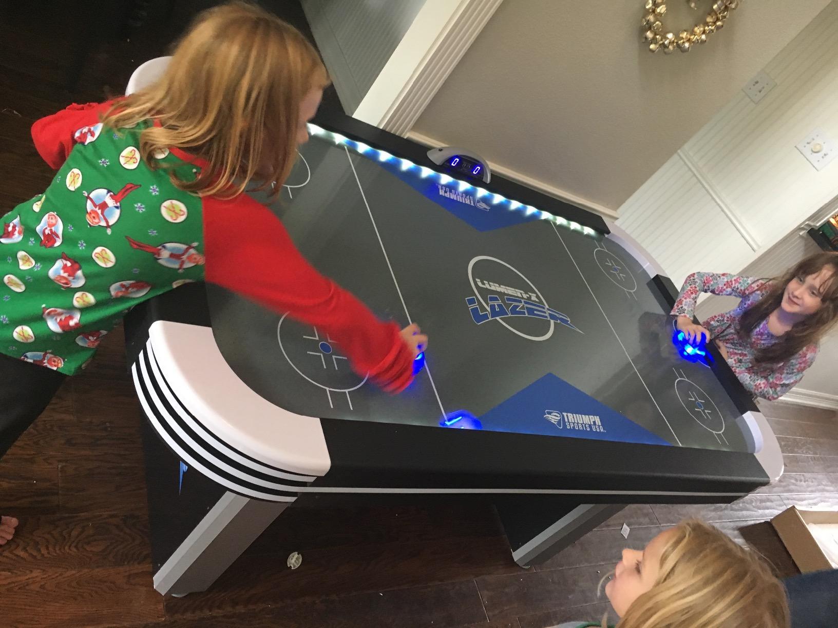 Triumph Sports Air Hockey Table (Lumen-X Lazer) customer photo 2