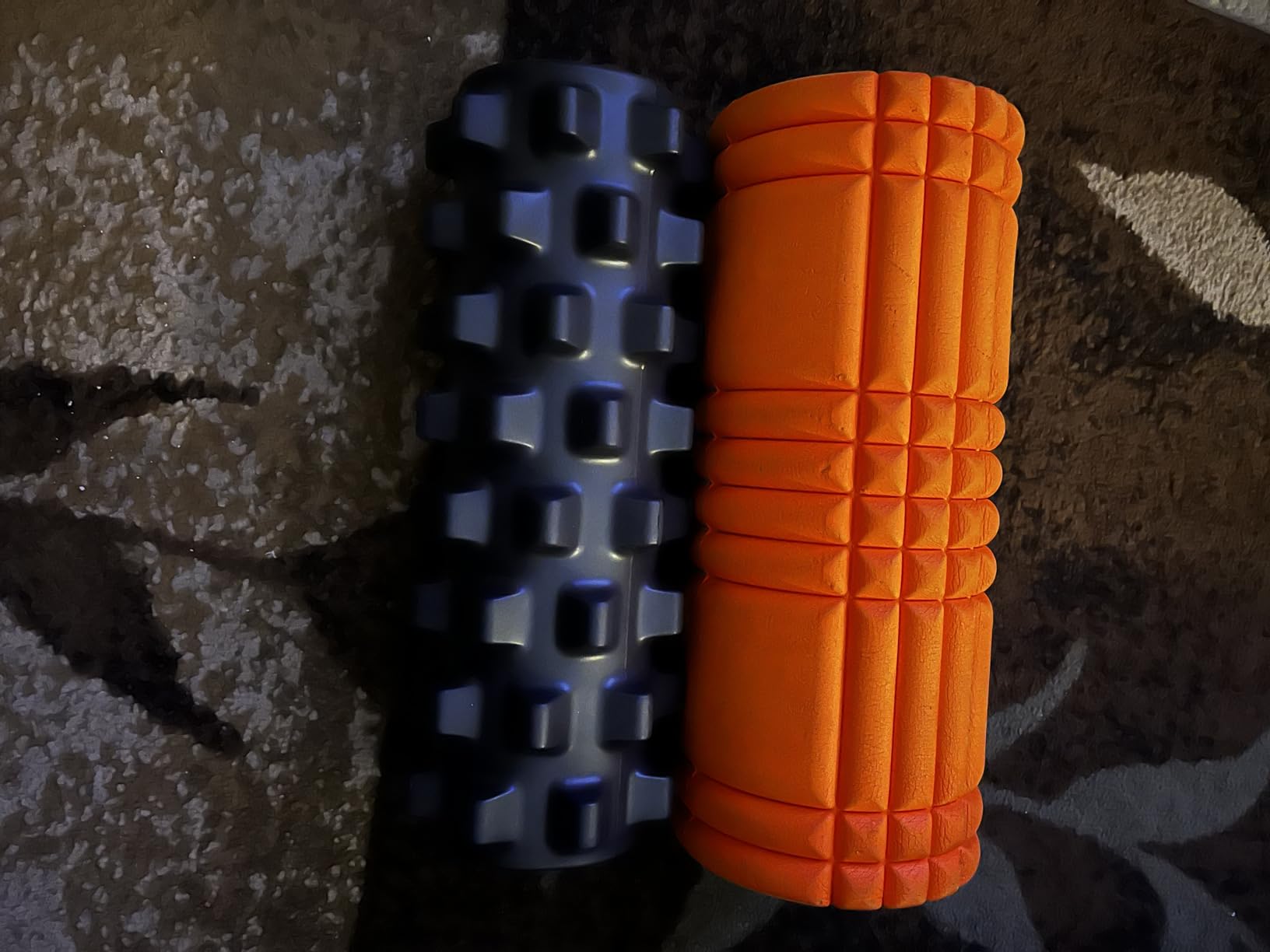 RumbleRoller Extra Firm Foam Roller Deep Tissue Massage Roller for Muscle Recovery (12 Inches Compact) customer photo 1