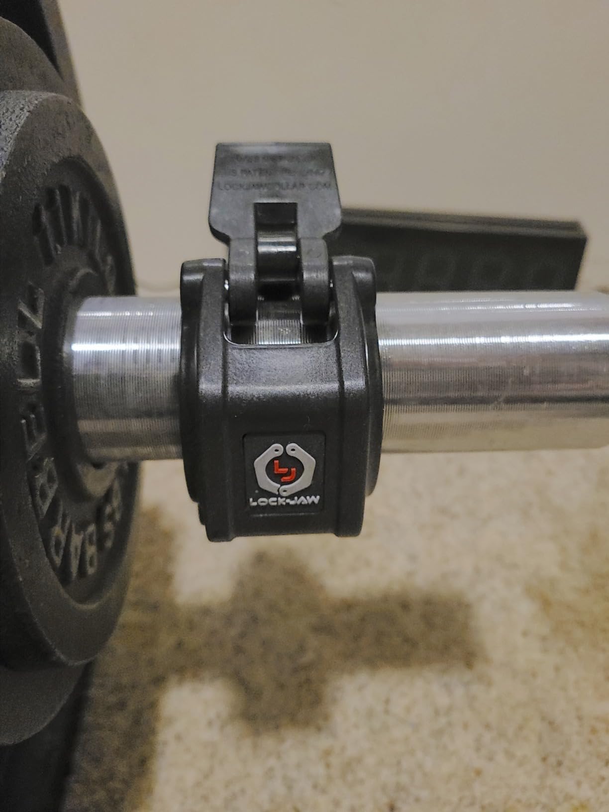 Lock-Jaw OLY 2 Barbell Collars Olympic Barbell Clamps 2 Pcs - Heavy Duty Bar Clamps for 2