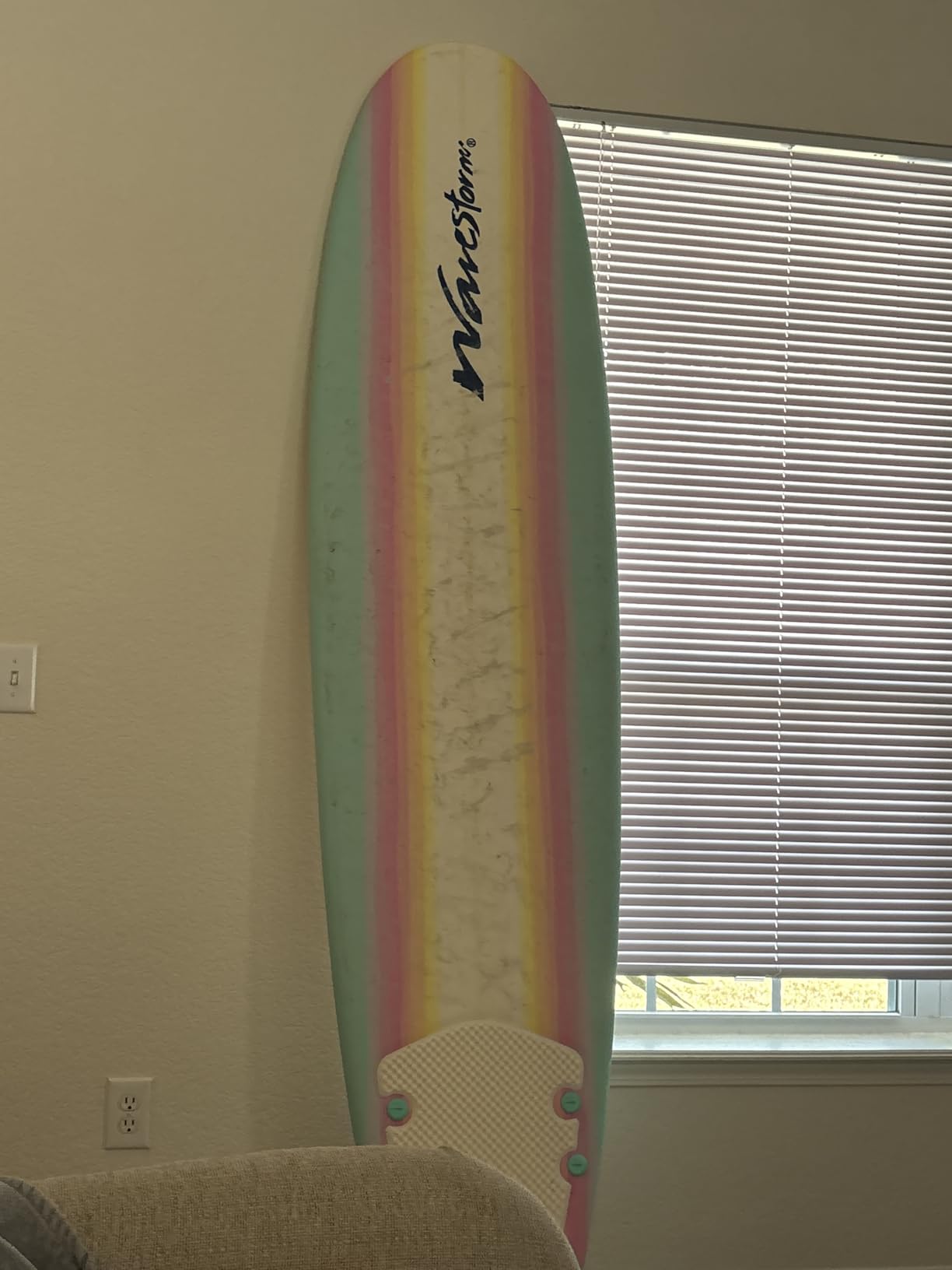 Wavestorm - Classic Soft Top Foam 8ft Surfboard customer photo 2