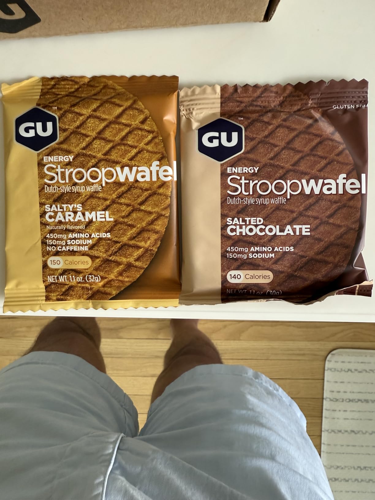GU Energy Stroopwafel Variety Pack Sports Nutrition Waffle, Caffeine Included, and Kosher Dairy, On-the-Go Energy for Any Workout, 16 Count customer photo 1