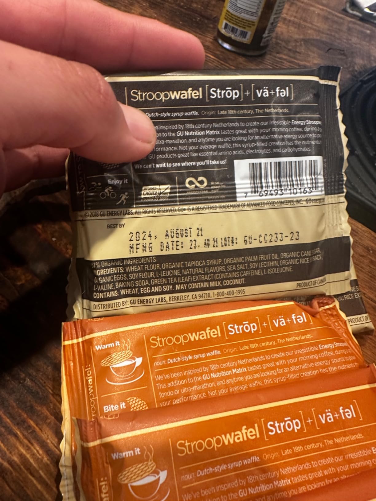 GU Energy Stroopwafel Variety Pack Sports Nutrition Waffle, Caffeine Included, and Kosher Dairy, On-the-Go Energy for Any Workout, 16 Count customer photo 2