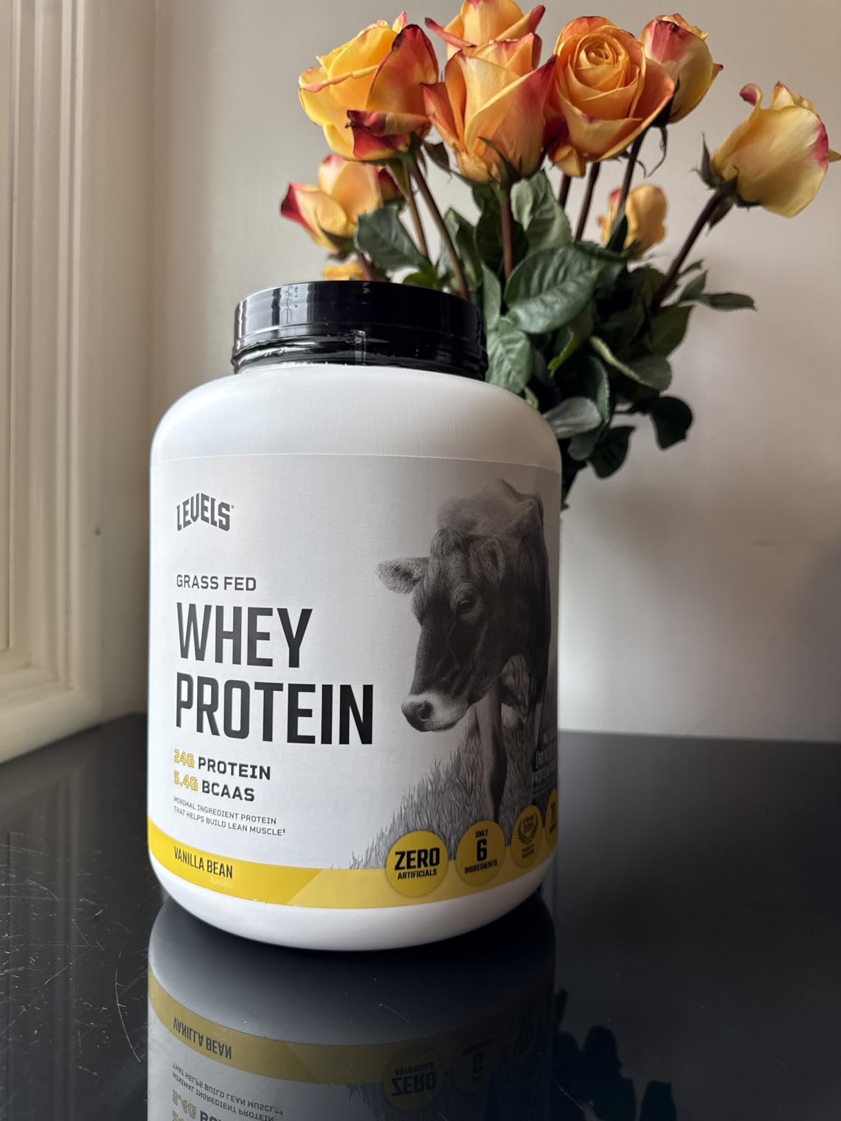 Levels Grass Fed Whey Protein Powder, No Artificials, 24G of Protein, Vanilla Bean, 2LB customer photo 1