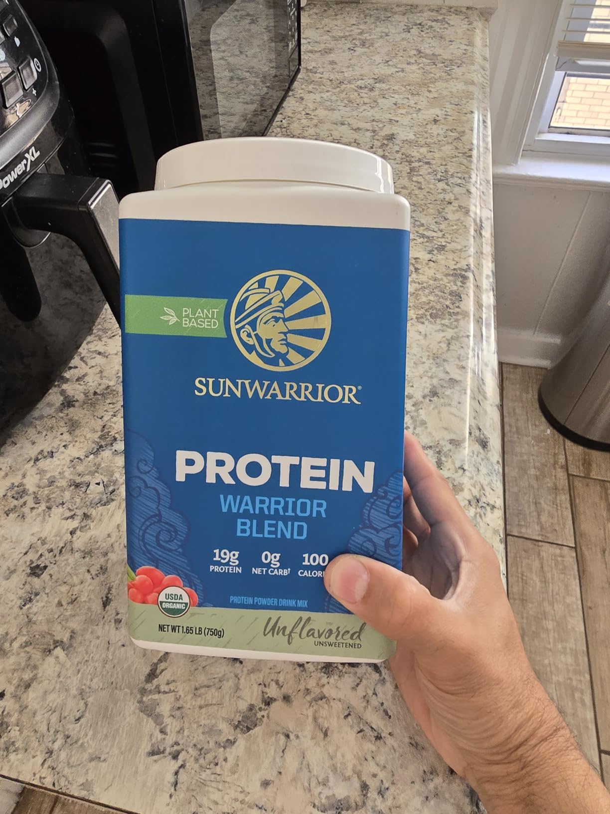 Vegan Organic Protein Powder Plant-based | BCAA Amino Acids Hemp Seed Soy Free Dairy Free Gluten Free Synthetic Free NON-GMO | Unflavored 30 Servings | Warrior Blend by Sunwarrior customer photo 1