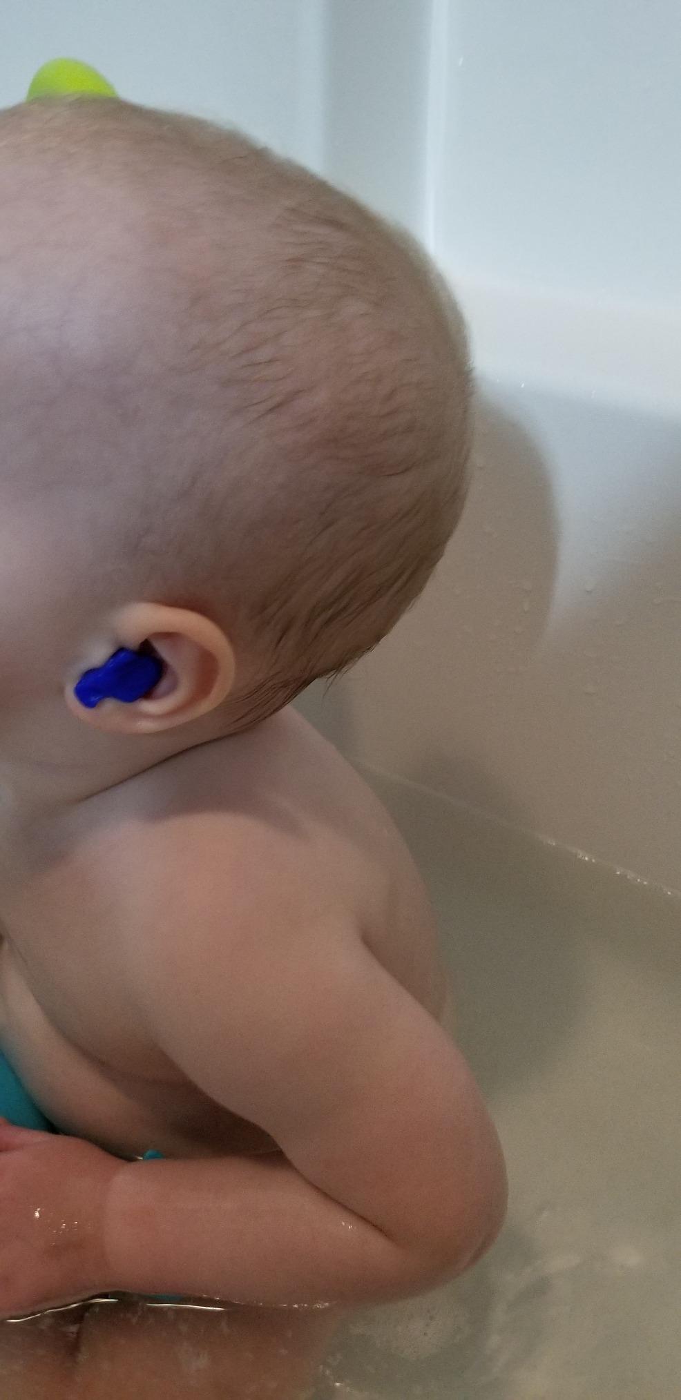 Earvolution Floating Putty Buddies Swim Earplugs - Doctor-Invented, Made in USA, Moldable Premium Silicone Plugs Help Prevent Swimmer's Ear, 10 Pair Pack - Assorted customer photo 1