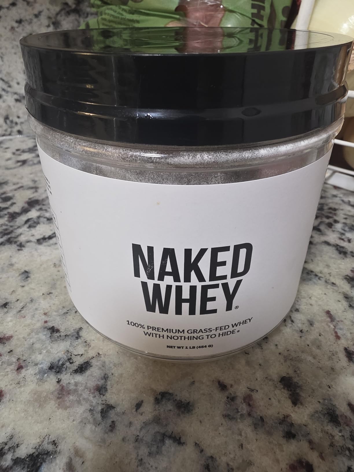 NAKED Whey 1Lb - Only 1 Ingredient, Grass Fed Whey Protein Powder, NSF Certified, Undenatured, No GMOs, No Soy, Gluten Free, Stimulate Growth, Enhance Recovery - 15 Servings customer photo 1