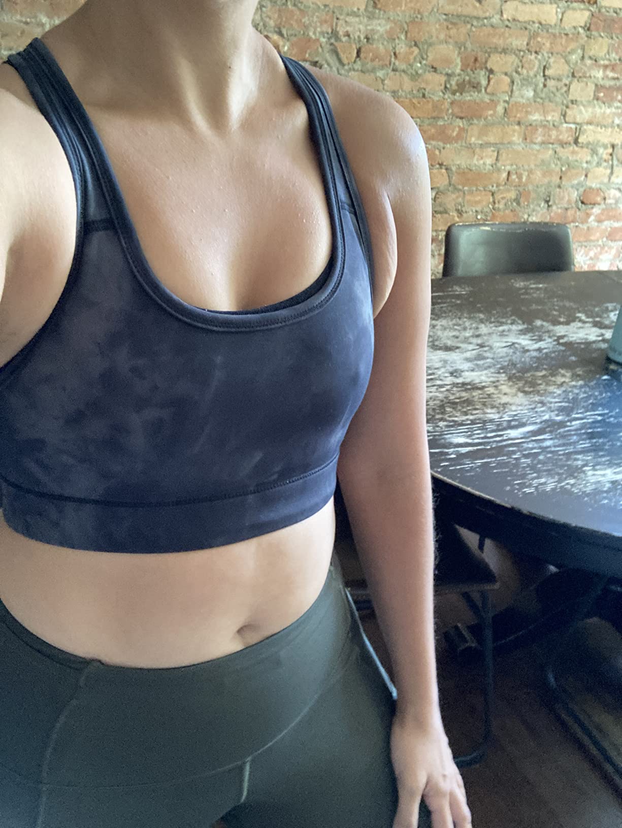 Oalka Women's Racerback Sports Fitness Support Workout Running Bras customer photo 1