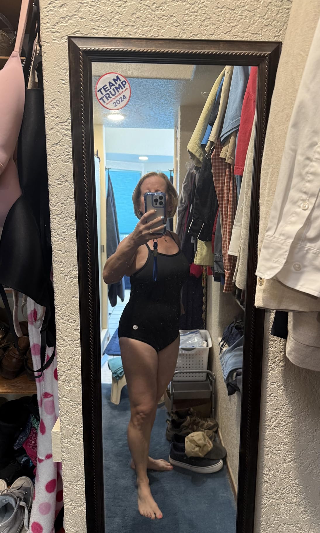 baleaf Women's Athletic Training Adjustable Strap One Piece Swimsuit customer photo 1