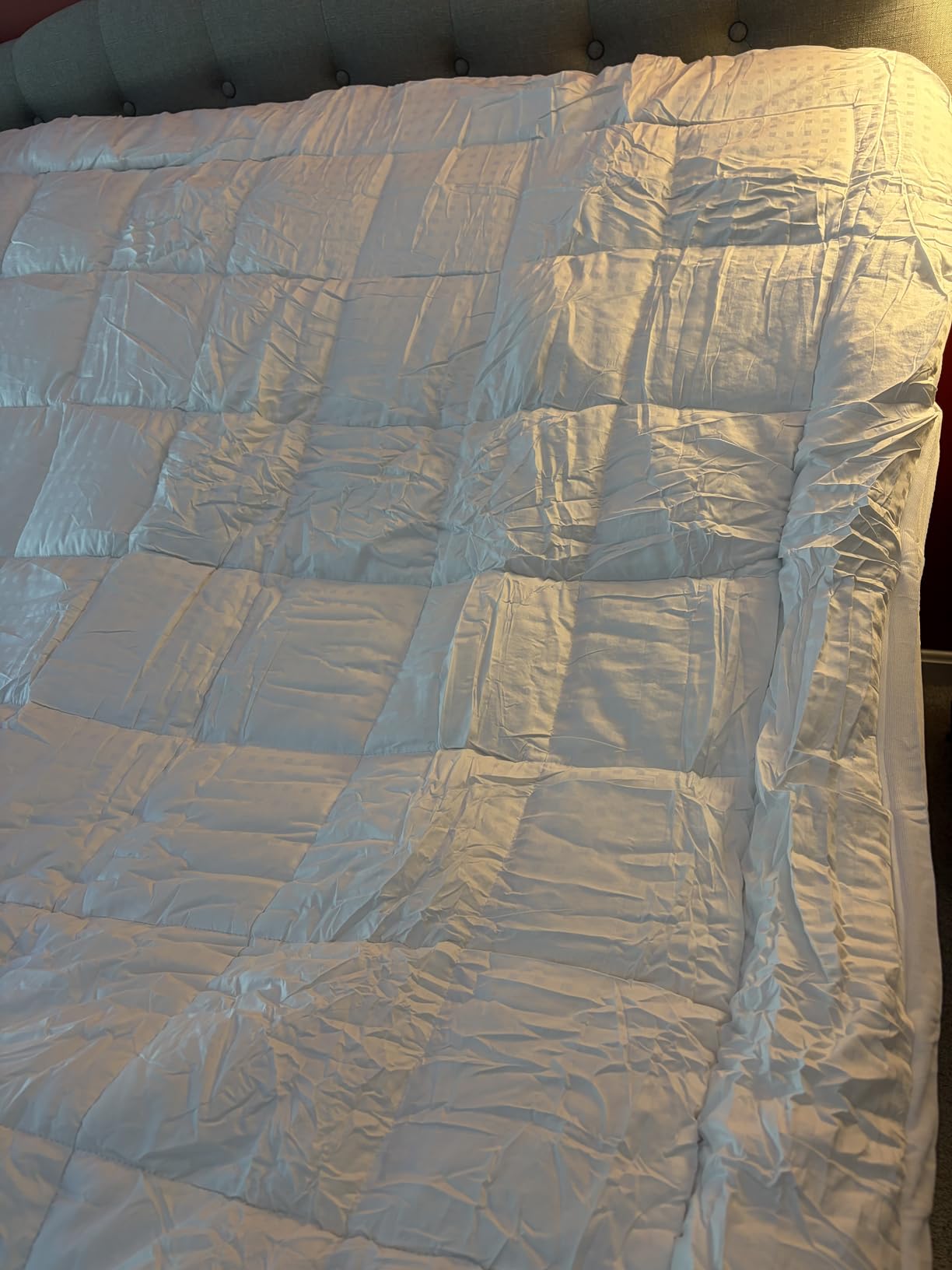 EASELAND King Size Mattress Pad Pillow Top Mattress Cover Quilted Fitted Mattress Protector Cotton 8-21