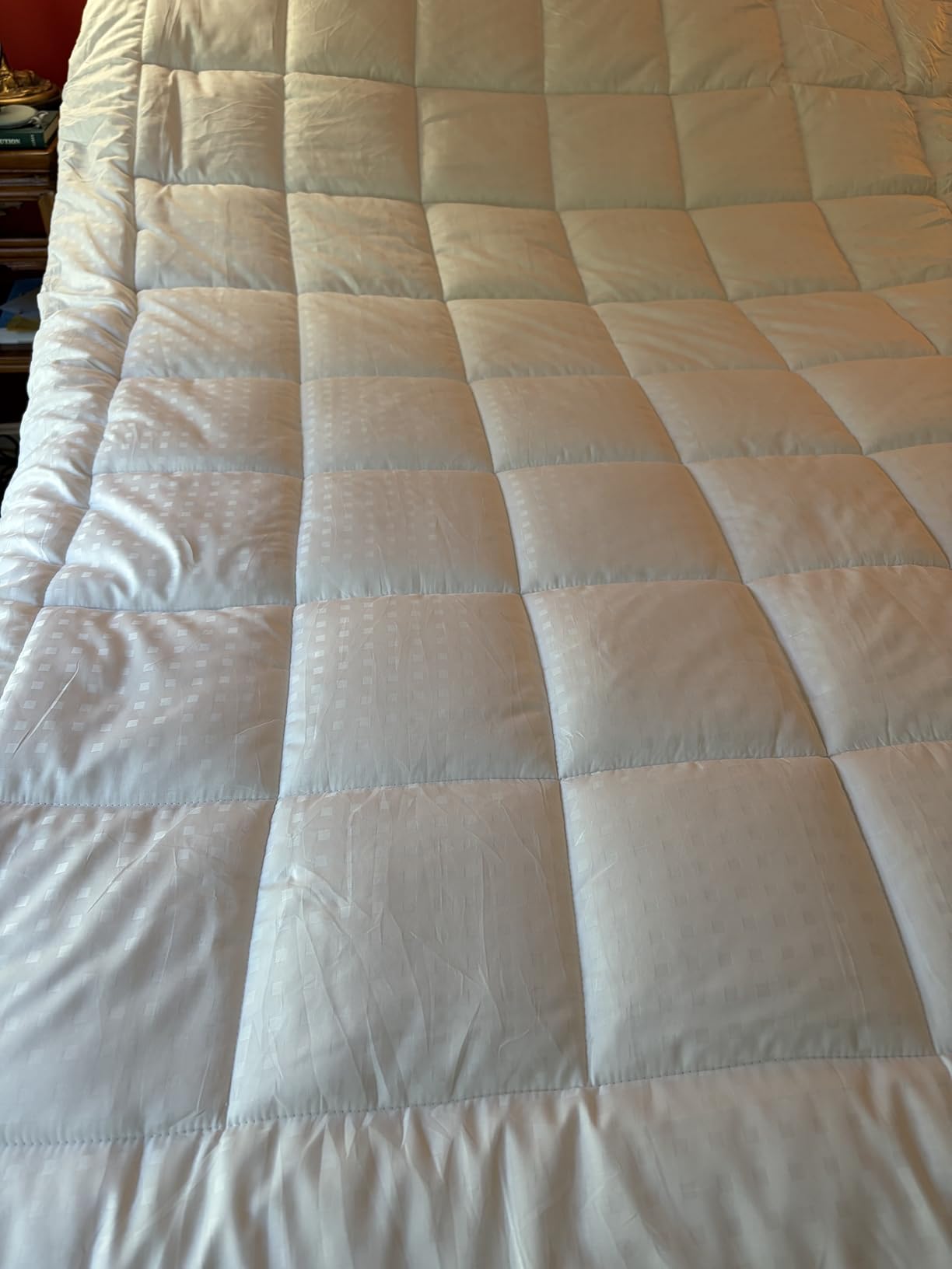 EASELAND King Size Mattress Pad Pillow Top Mattress Cover Quilted Fitted Mattress Protector Cotton 8-21