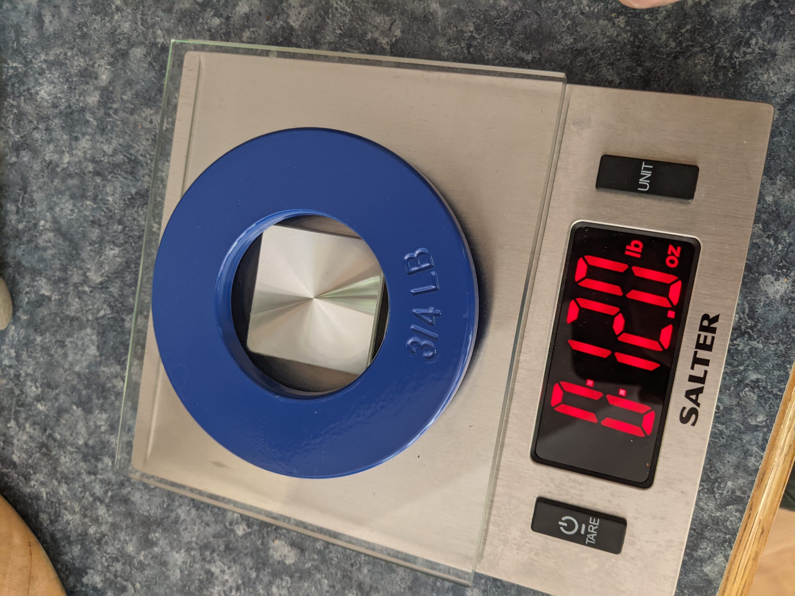 Fractional Weight Plates - 2 Each of 1/4, 1/2, 3/4, 1 lb. Total Set of 8 by Trademark Innovations customer photo 2