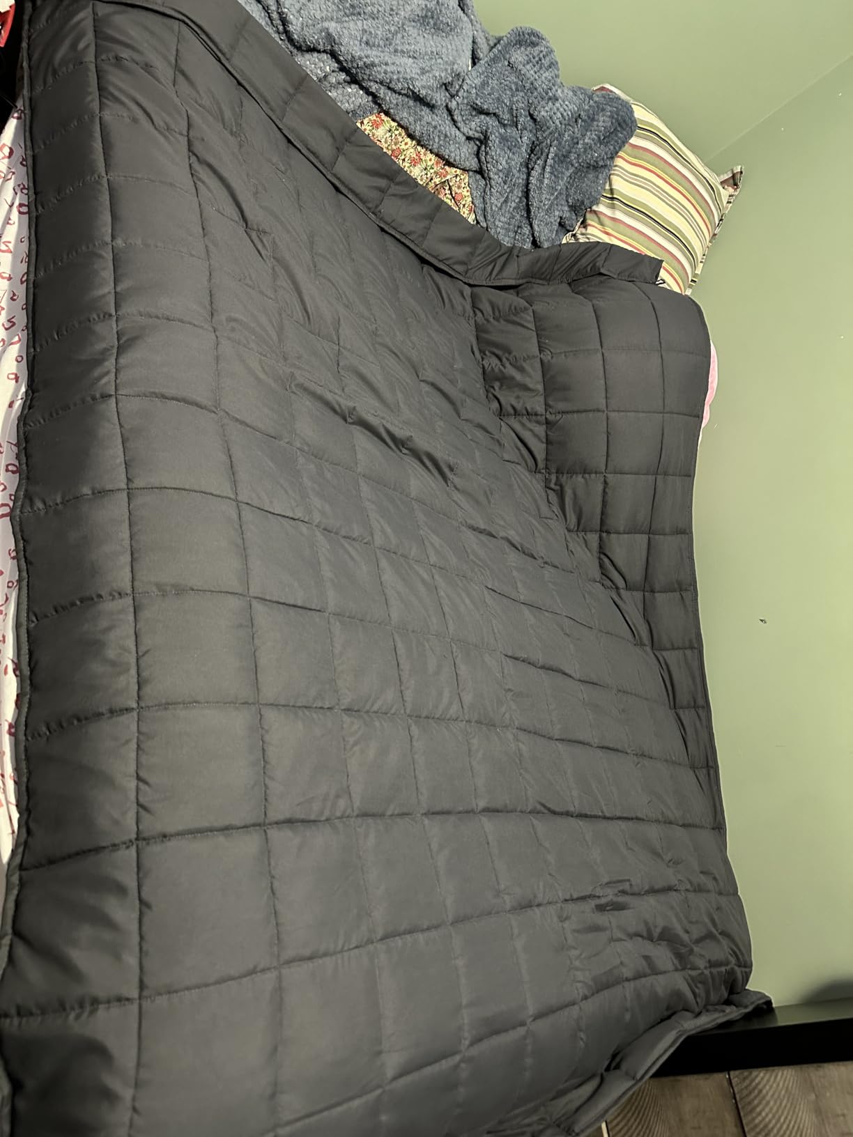 Weighted Idea Weighted Blanket for Adults (Dark Grey, 48