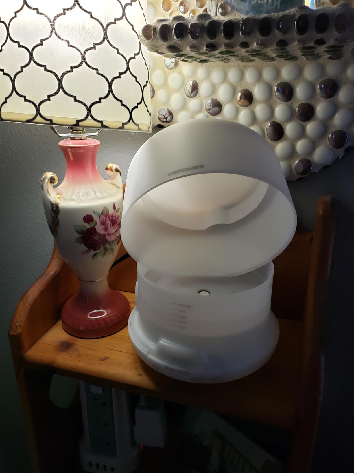 URPOWER Upgraded 500ML Essential Oil Diffuser Humidifiers Ultrasonic Aromatherapy Diffusers with 4 Timer Settings and Waterless Auto Shut-Off for Home Office Living Room Yoga Spa customer photo 2