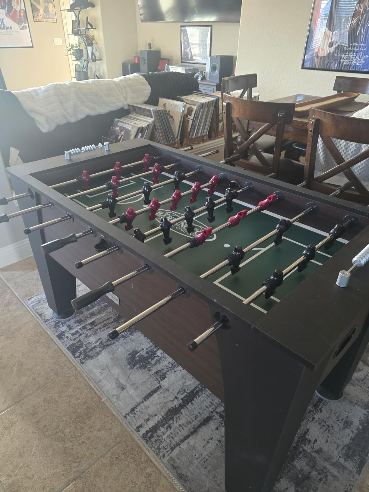 Barrington Foosball Soccer Foosball Tables, Durable & Stylish Designs with Tabletop Sports Soccer Balls, Perfect for Family Game Rooms customer photo 1