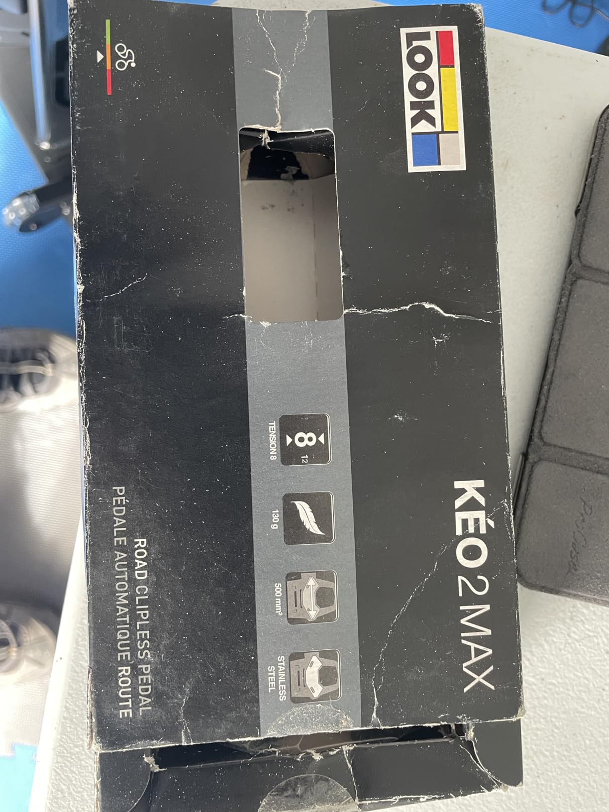 LOOK Cycle - KEO 2 Max - Road Bicycle Pedals - Large 500mm² Contact Area - Full Power Transfer - Ultra Lightweight Pedals, Normal Body - Clipless Pedals - Adjustable Tension customer photo 1
