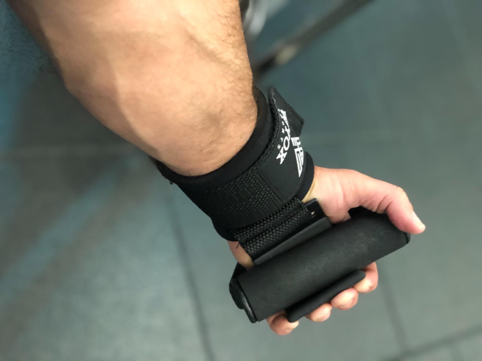 WYOX Weight Lifting Hooks for Deadlift, Pull Ups & Rows - Heavy Duty Wrist Support Grips to Lift Heavier, Reduce Grip Fatigue & Improve Performance customer photo 1
