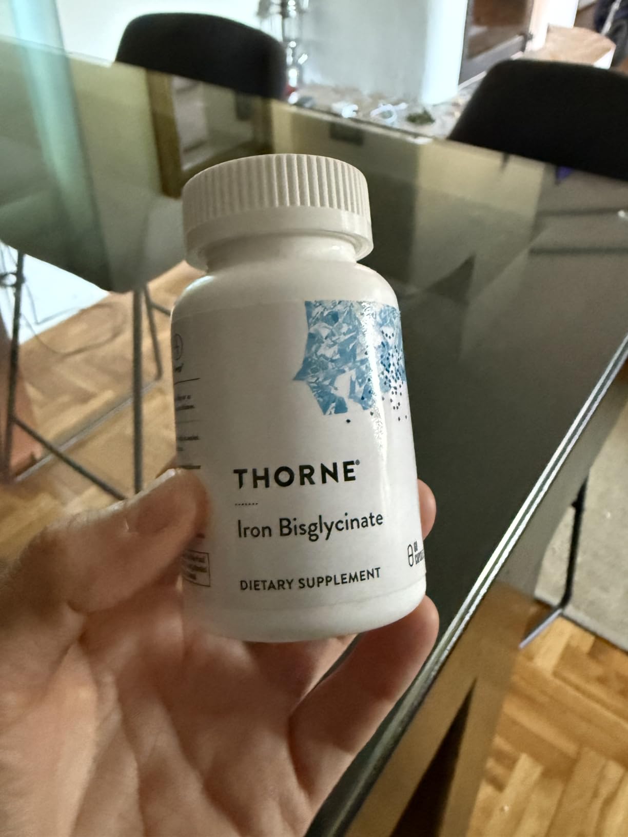 THORNE - Iron Bisglycinate - 25 mg Iron Supplement for Enhanced Absorption Without Gastrointestinal Side Effects* - NSF Certified for Sport - Gluten-Free - 60 Servings customer photo 1