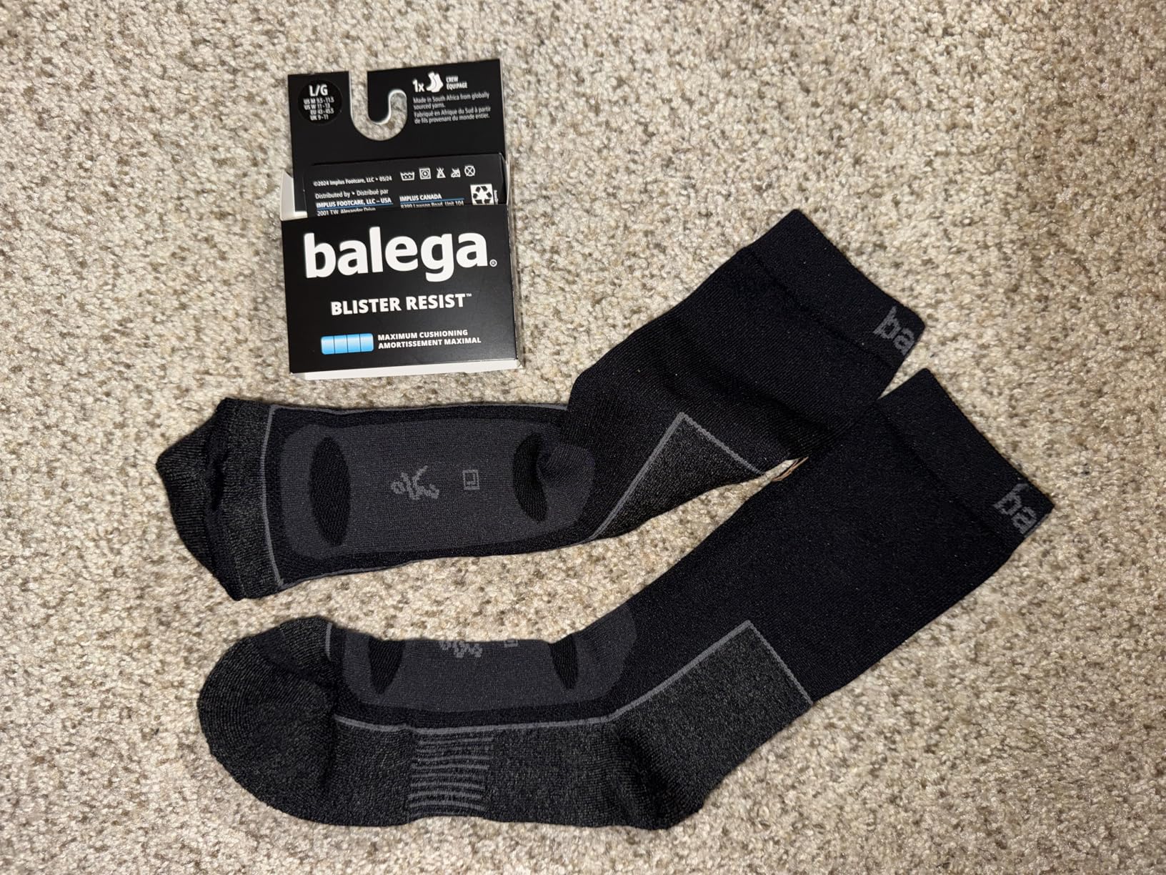 Balega Blister Resist Performance Crew Athletic Running Socks for Men and Women customer photo 1