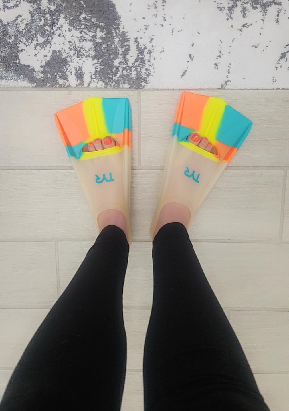 TYR Stryker Silicone Swim Fins - Adult Swimming Gear for Training and Racing customer photo 1