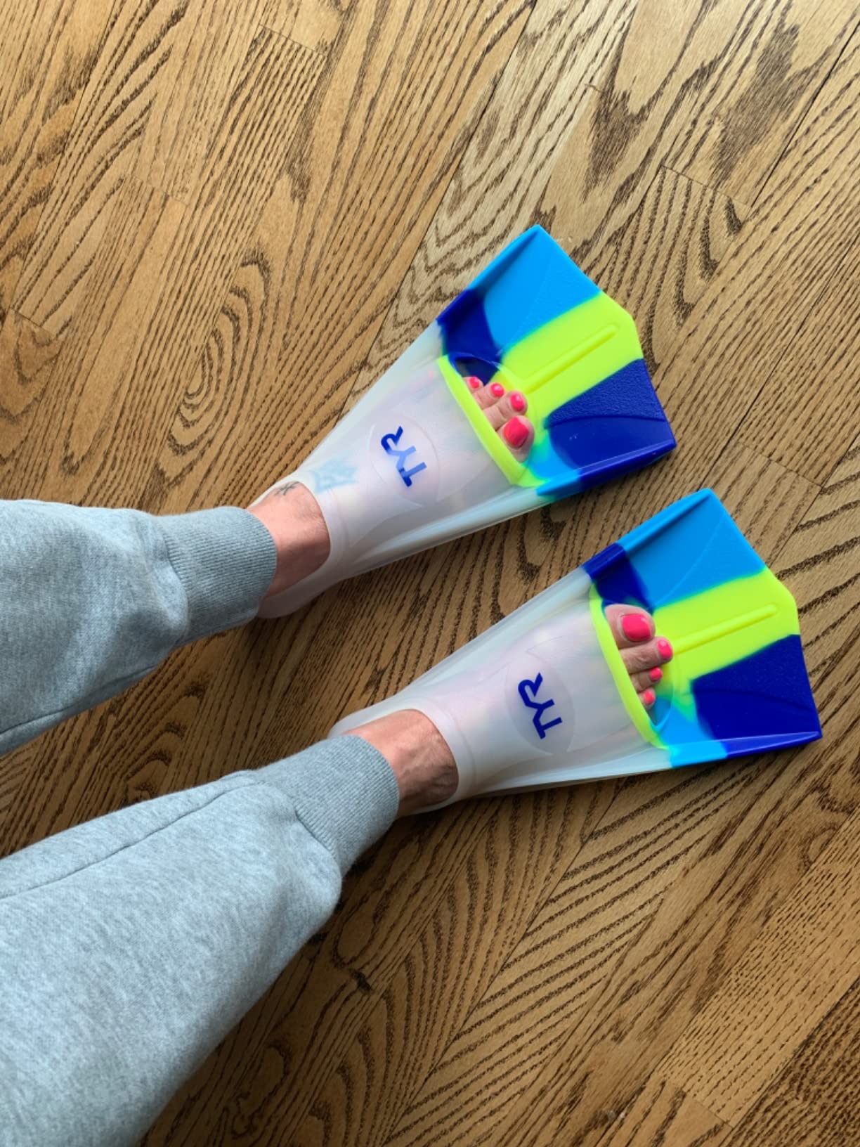 TYR Stryker Silicone Swim Fins - Adult Swimming Gear for Training and Racing customer photo 2
