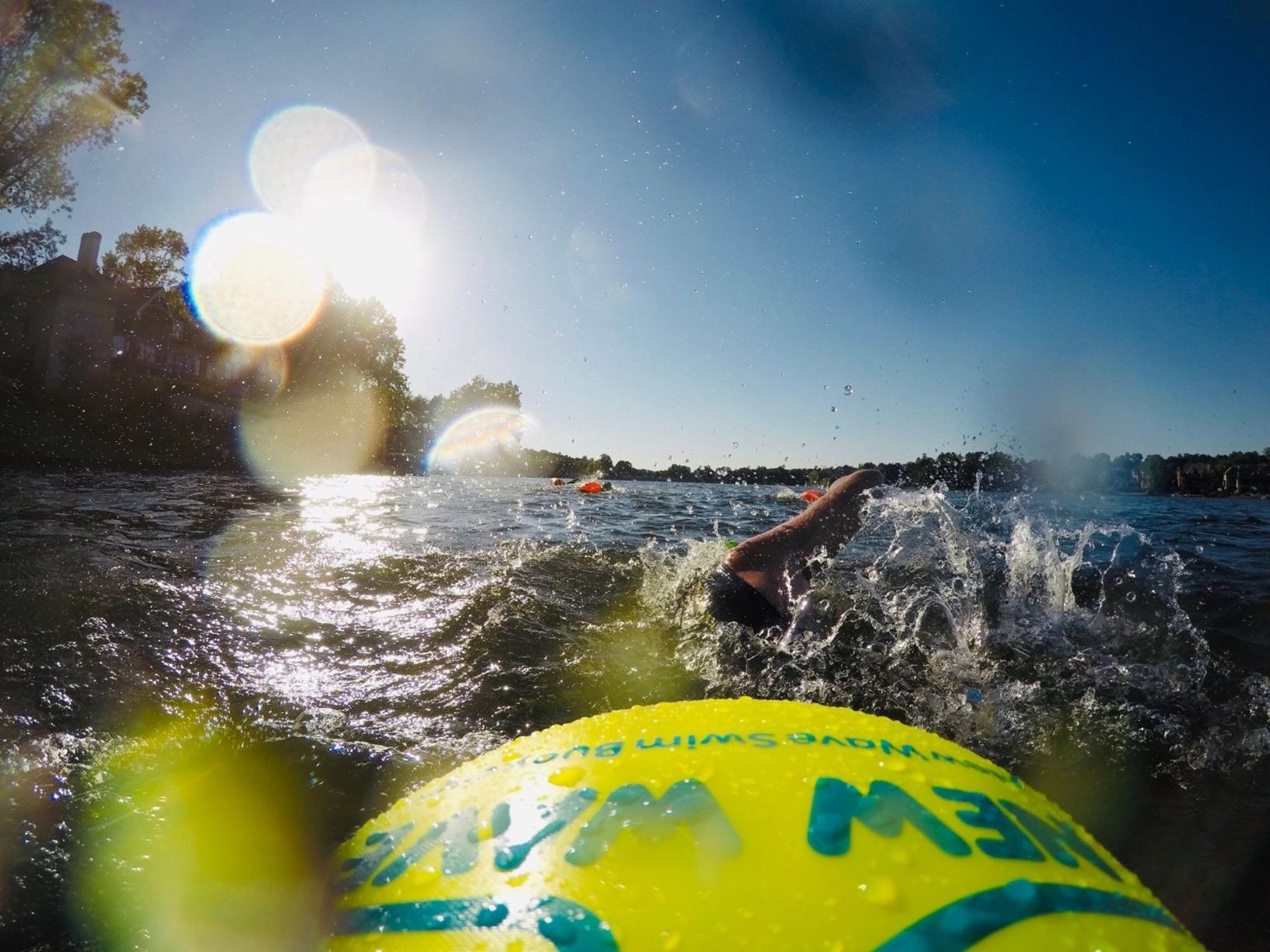 New Wave Swim Cap - Silicone (Fluo Green) customer photo 2