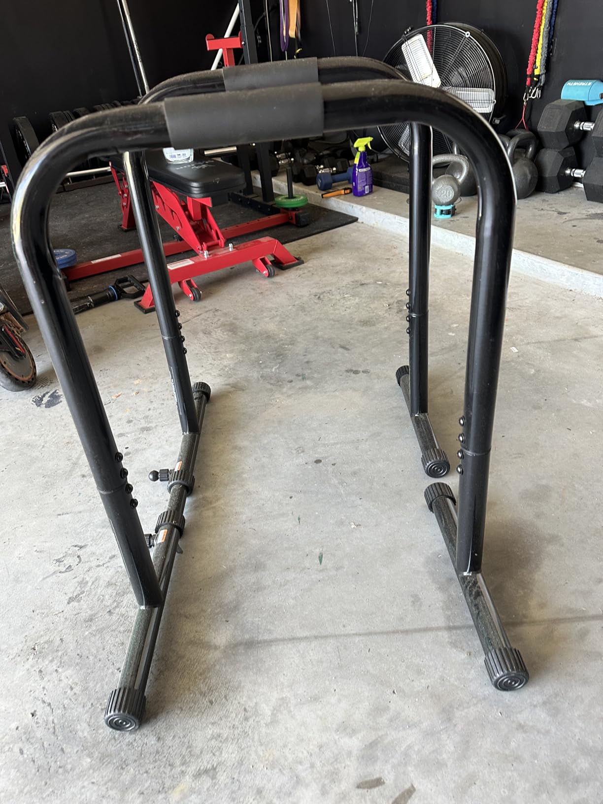 RELIFE REBUILD YOUR LIFE Dip Station Functional Heavy Duty Dip Stands Fitness Workout Dip bar Station Stabilizer Parallette Push Up Stand customer photo 1