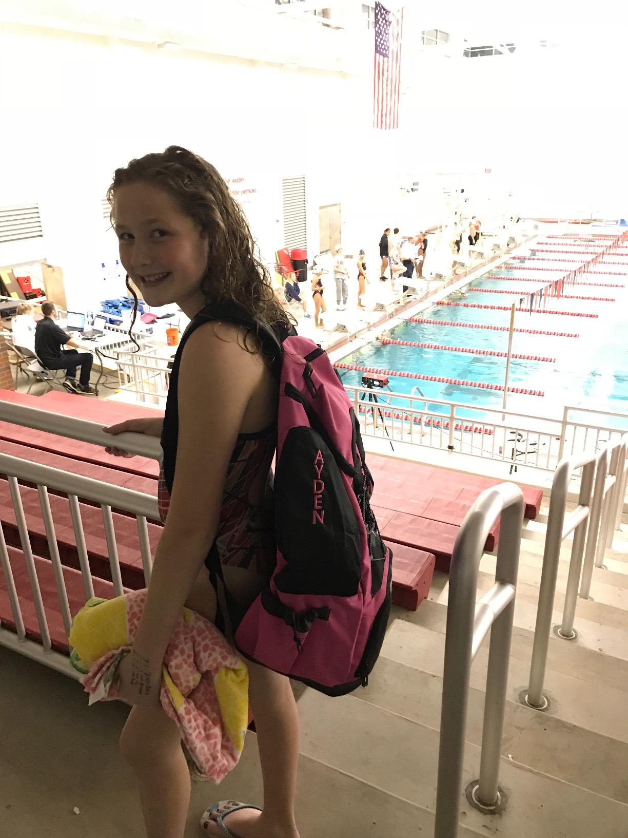 Athletico Swim Backpack - Swim Bag With Wet & Dry Compartments for Swimming, Beach, Camping - Pool Bags With Laptop Sleeve customer photo 2