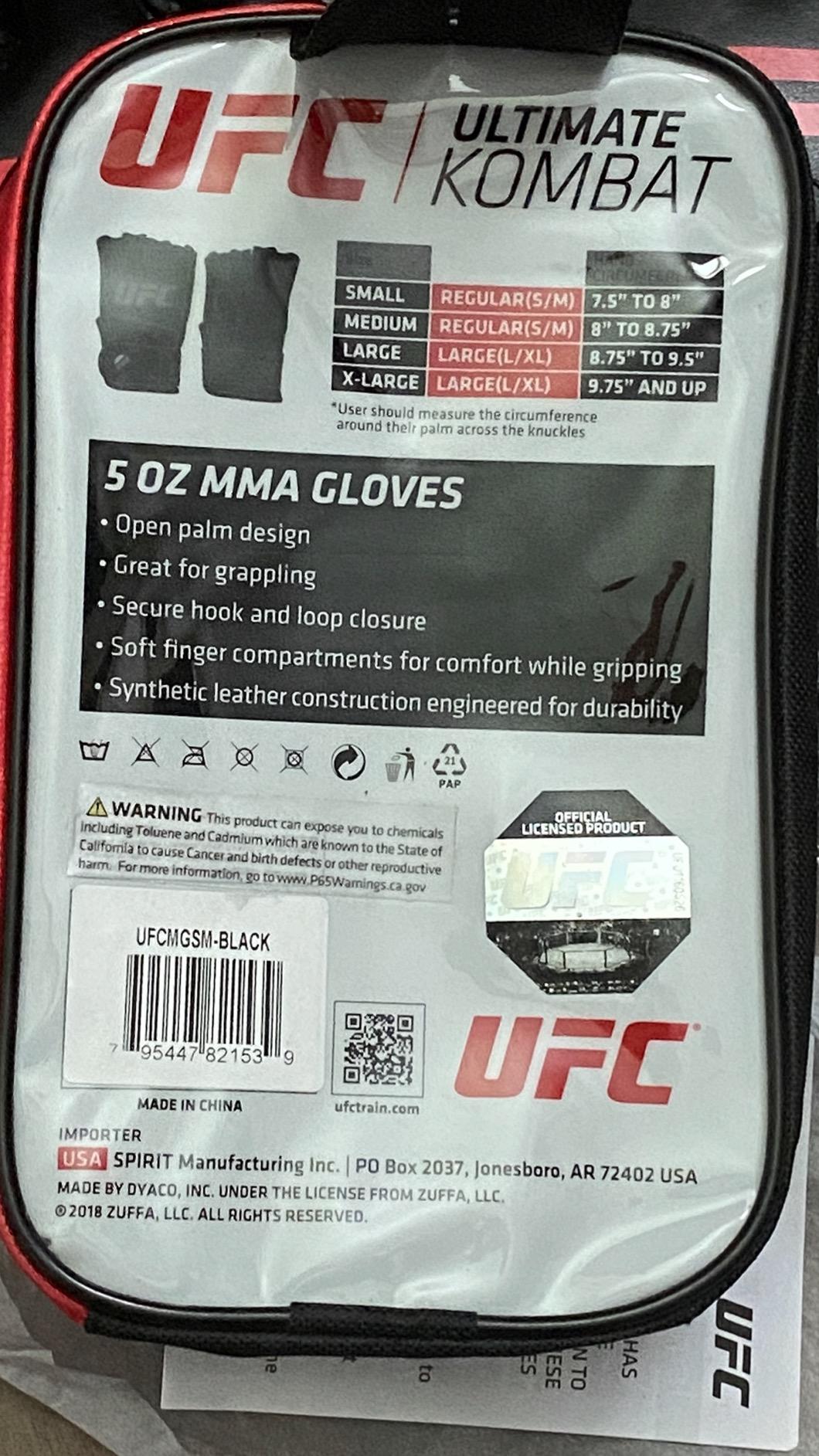 UFC MMA Gloves | Training Gloves for Sparring, Grappling, Mitts & Punching Bag | Beginner to Intermediate | Secure Fit for Men & Women customer photo 2