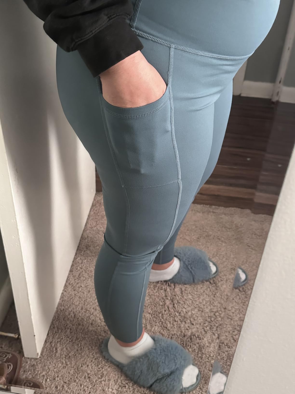 Colorfulkoala Women's High Waisted Yoga Pants 7/8 Length Leggings with Pockets customer photo 2