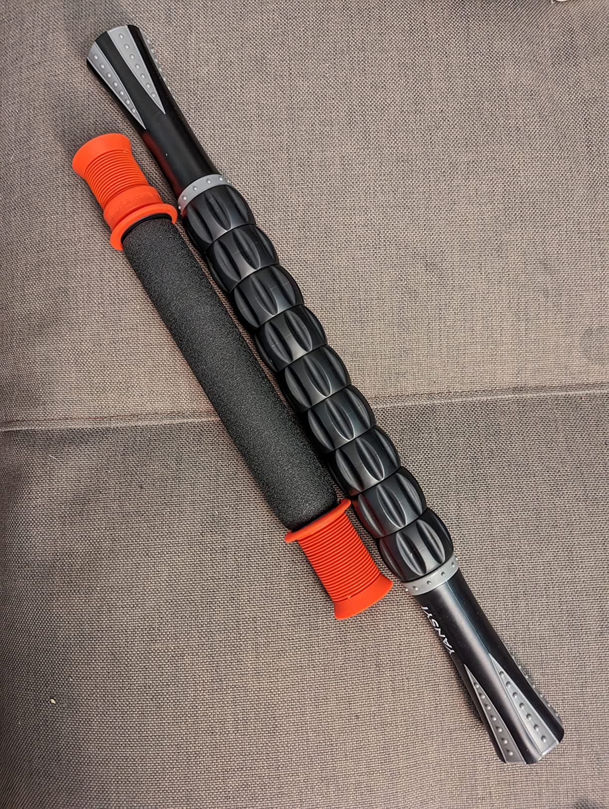 Tiger Tail 11in Massage Stick Portable Roller, Handheld, Deep Tissue Foam Roller for Legs, Neck, Calves, Thighs, Shins & Back customer photo 2