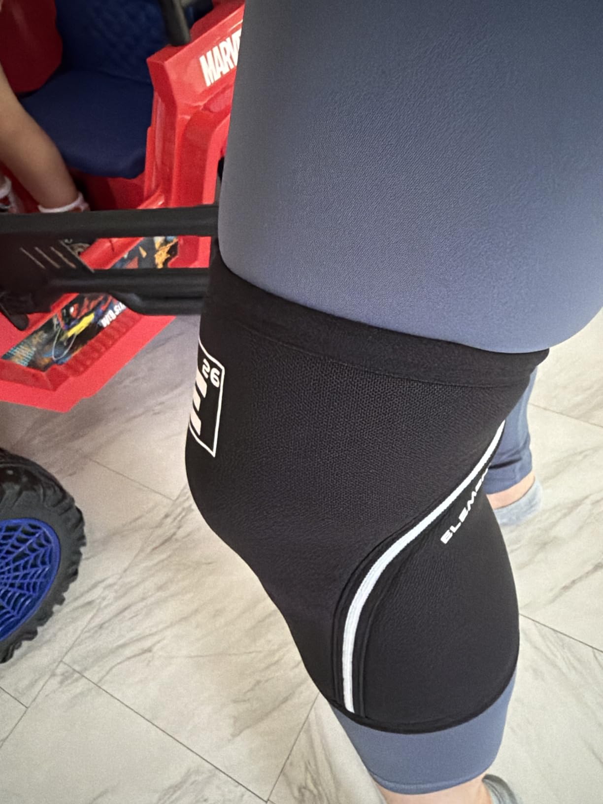 Element 26 Knee Sleeves for Weightlifting (Sold as a Pair) - 6mm Premium Neoprene for Compression, Mobility, and Warmth - Compression Sleeve for Functional Fitness, Squats, Deadlifts customer photo 1