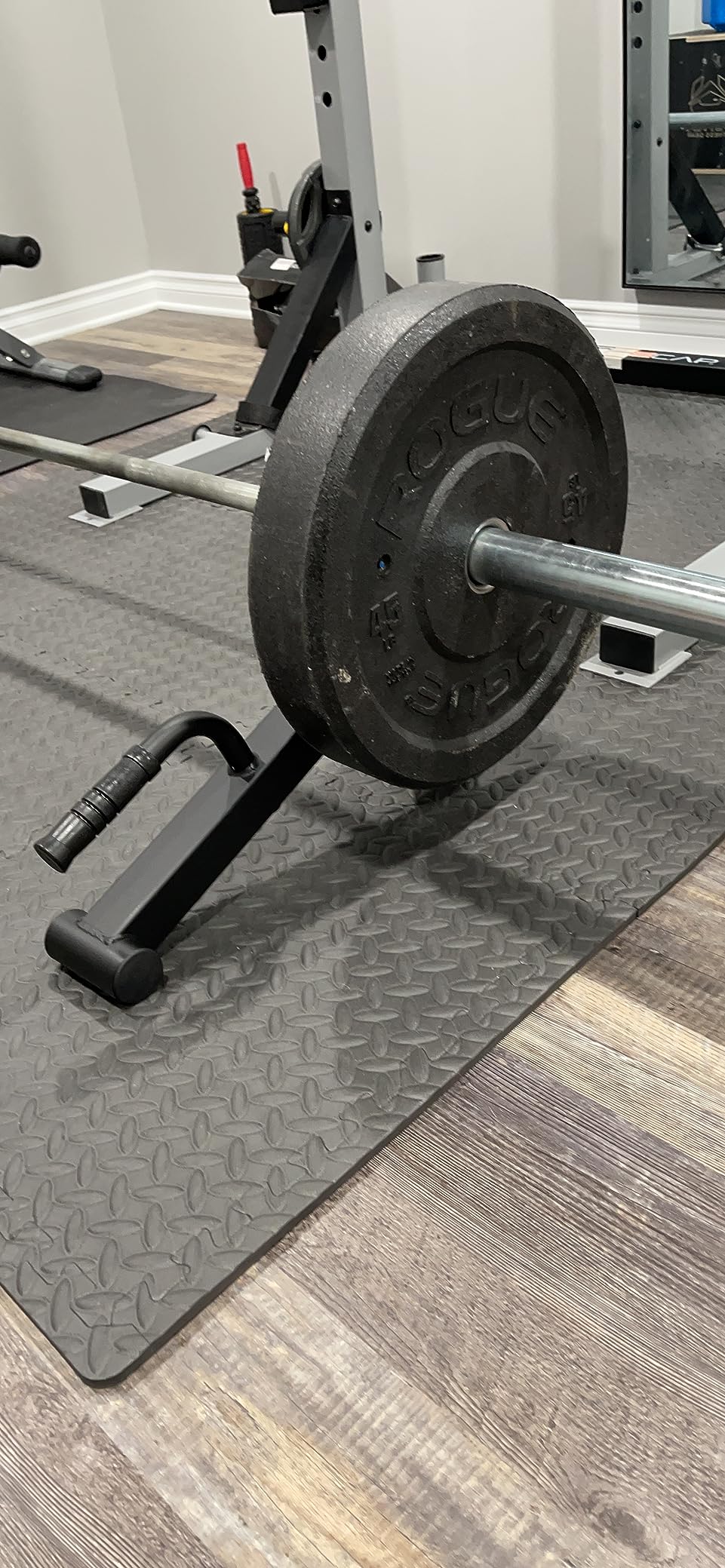 Yes4All Deadlift Jack/Barbell Stand - Holds 600lb Barbell Plates for Deadlift Exercise, Squat Wedge for Squat/Weight Training customer photo 2