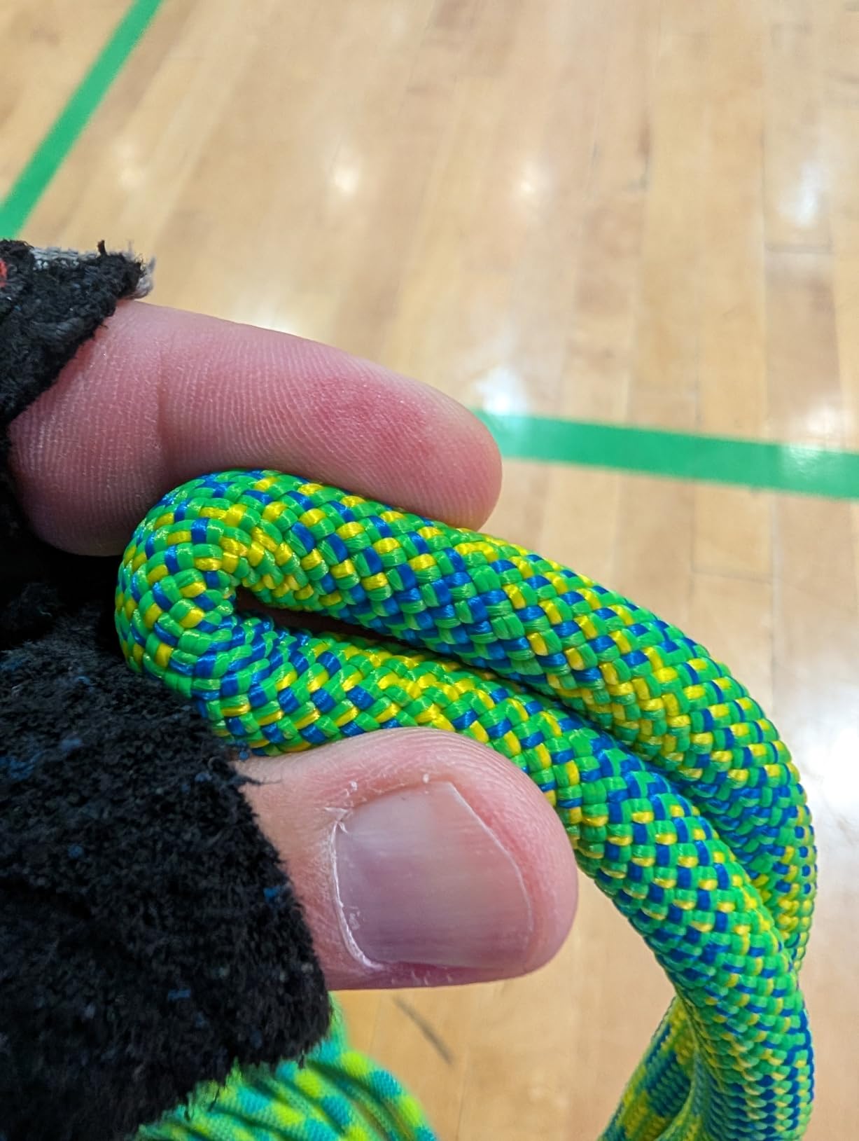 X XBEN 10.5mm UIAA Dynamic Climbing Rope 60M(200FT), Safety Nylon Kernmantle Rope for Rock Climbing, Tree Climbing, Ice Climbing, Rappelling, Rescue customer photo 2
