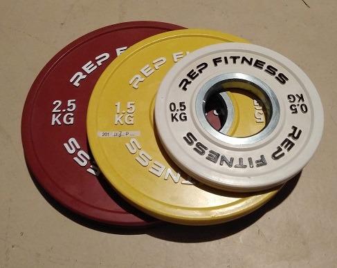 REP Fitness Change Plates for Olympic Weightlifting - Perfect for PR, Powerlifting, and Incremental Weight Increases customer photo 1