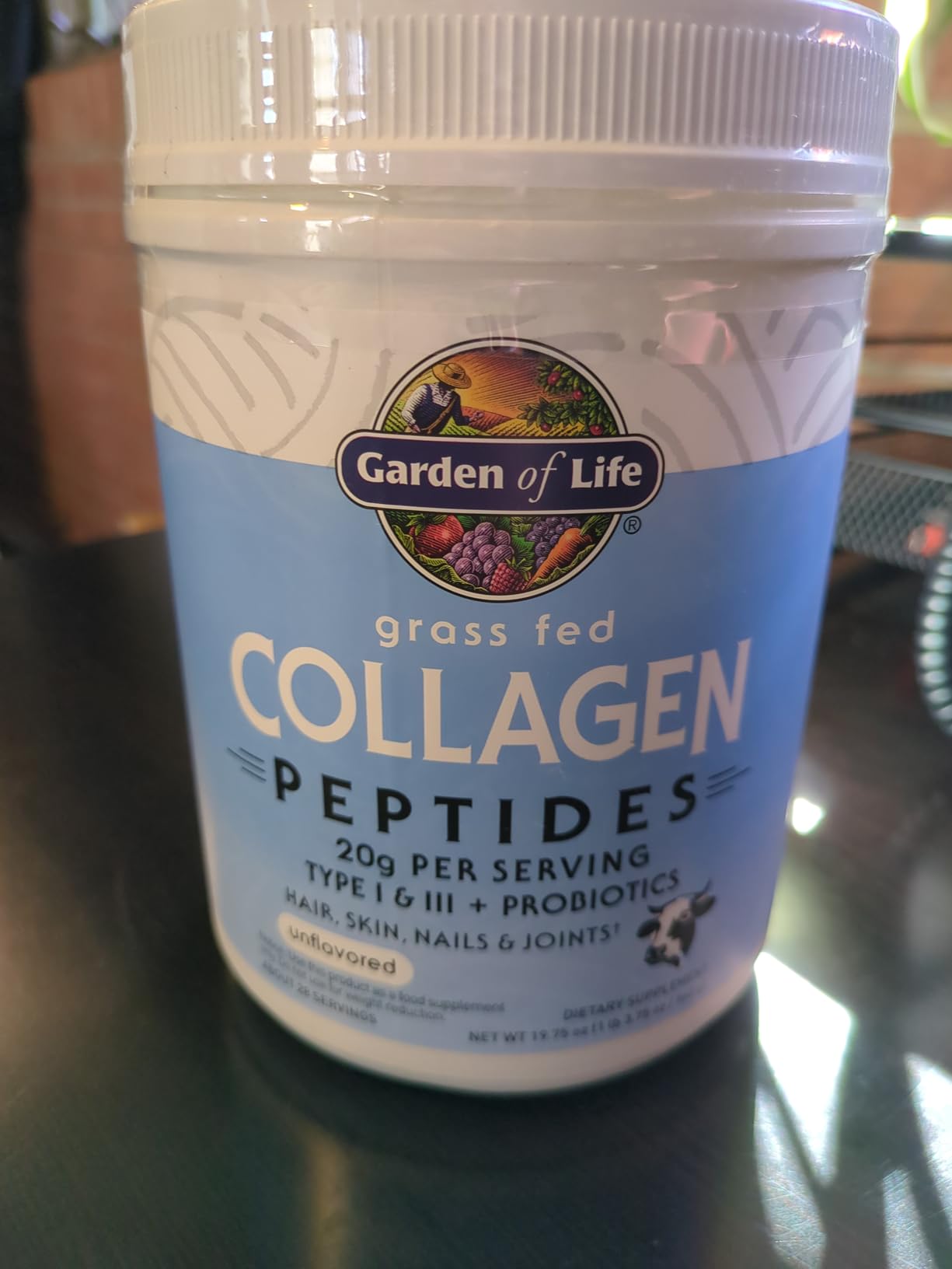 Garden of Life Grass Fed Collagen Peptides Powder, Unflavored, Hydrolyzed Collagen Protein, 28 Servings customer photo 1