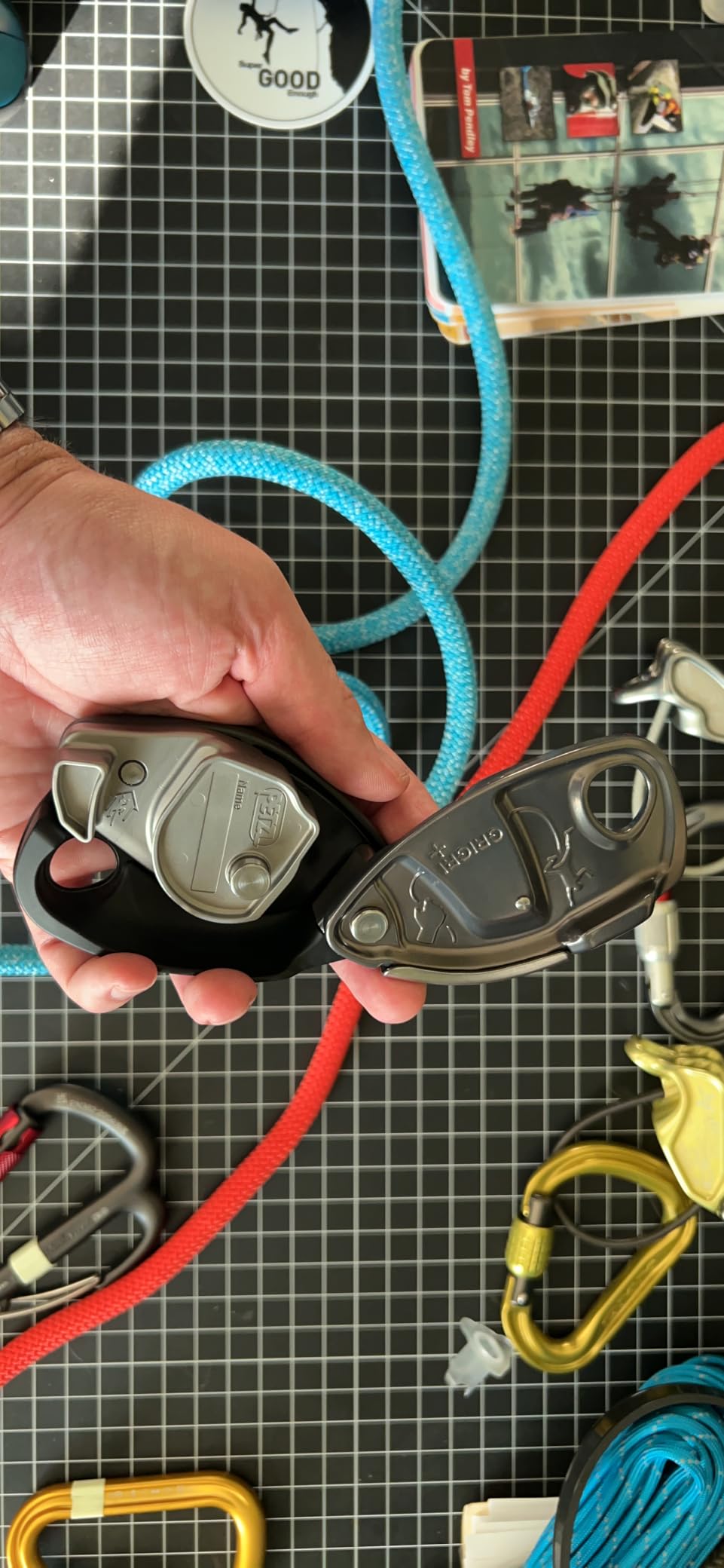 PETZL GRIGRI+ Belay Device with Cam-Assisted Blocking and Anti-Panic Handle customer photo 1