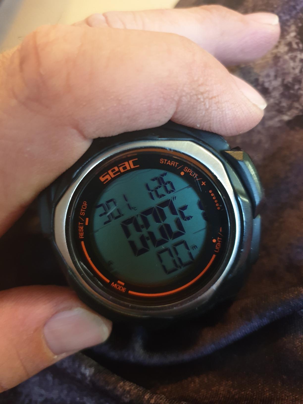 SEAC Partner, Wrist-Mount Freediving Computer, Black, One Size customer photo 1