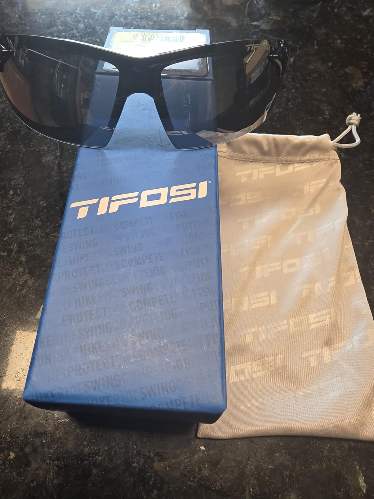 Tifosi Track Sport Men & Women Sunglasses - Ideal For Baseball, Golf, Pickleball, Running and Tennis - Unisex Glasses customer photo 2
