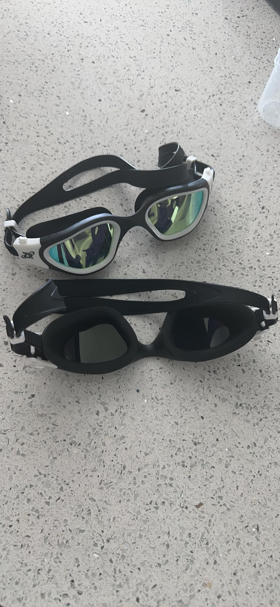 ZIONOR Swim Goggles, Upgraded G1 Polarized Swimming Goggles Anti-Fog for Adult Men Women customer photo 1